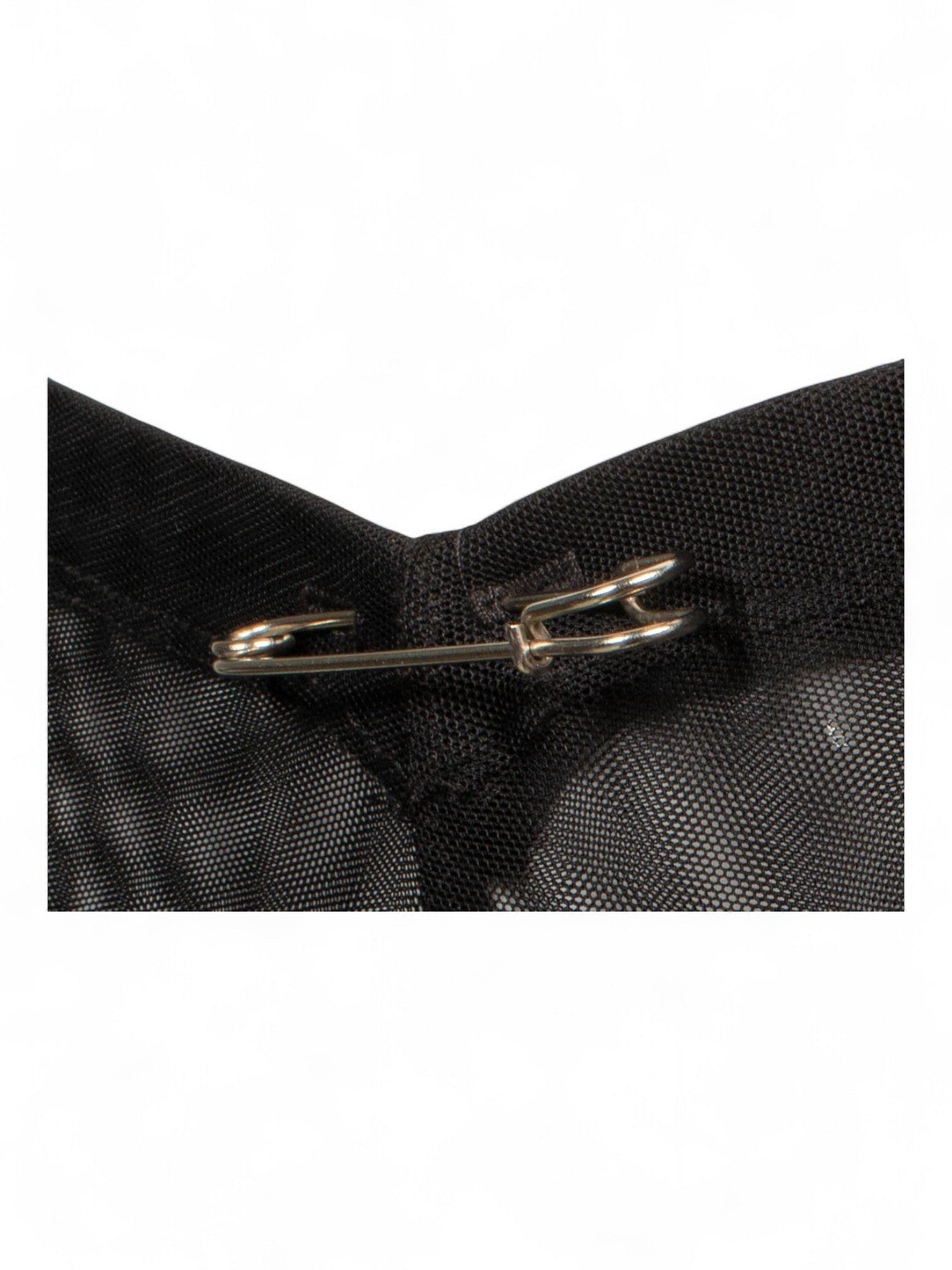 BLACK MESH SAFETY PIN 2/PC SET