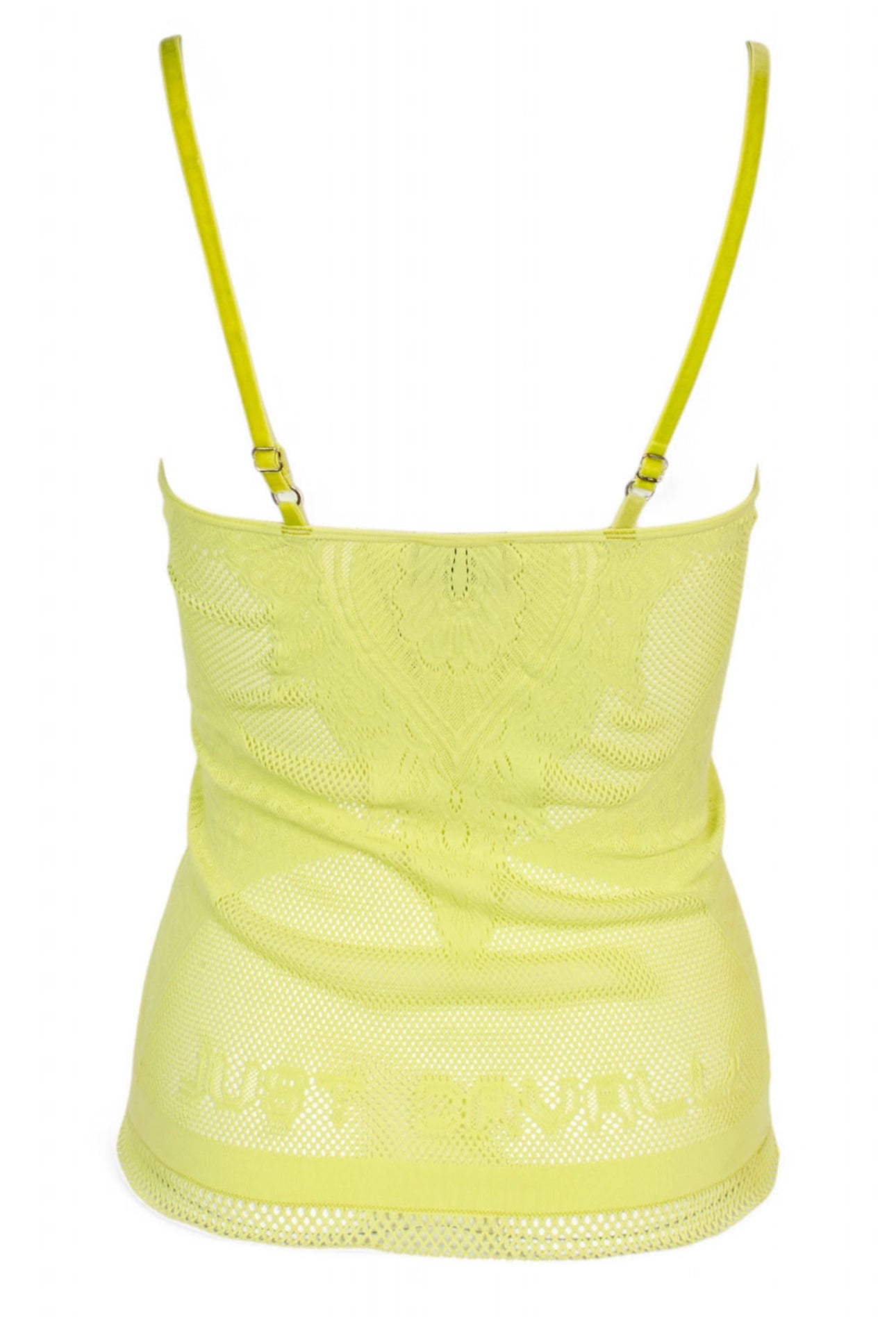 NEON GREEN NETTED MESH CAMI