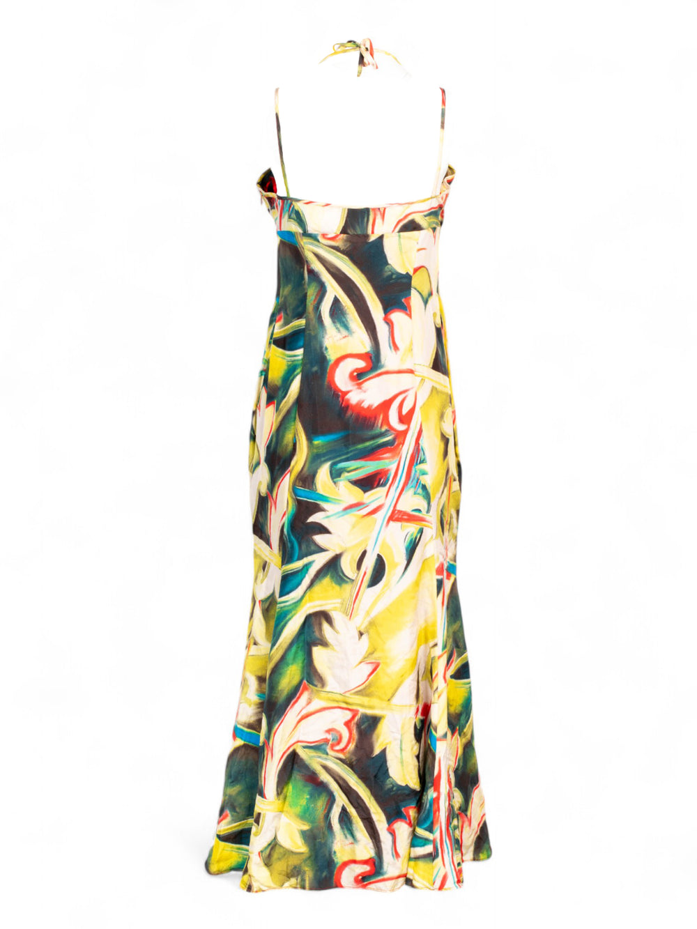 MULTICOLOR FLORAL MAXI DRESS