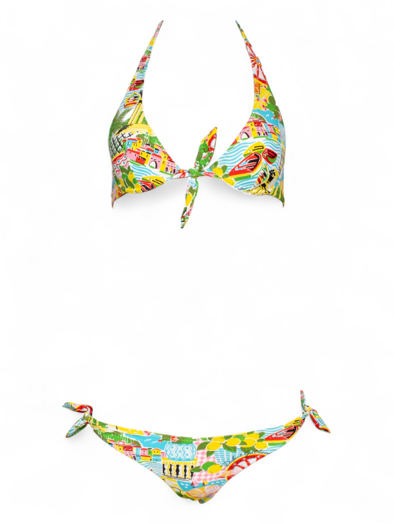 BEACH PRINTED BIKINI (NWT)