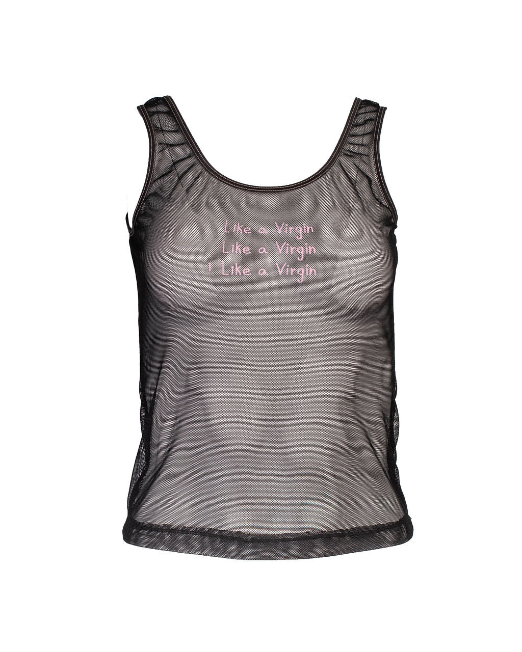 “LIKE A VIRGIN” BLACK TANK @SRIAN