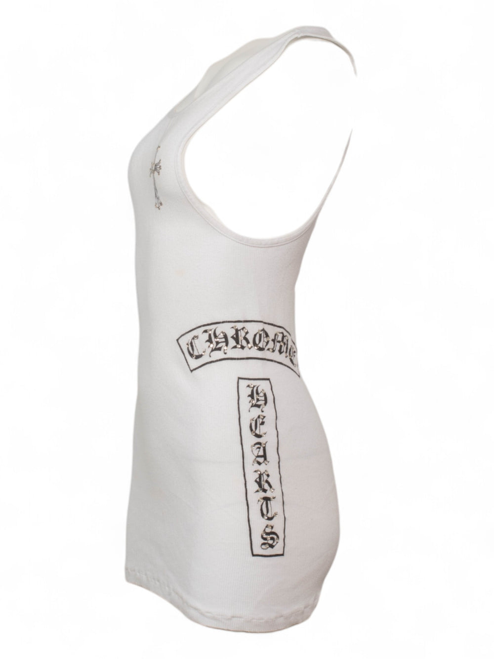 VINTAGE WHITE SWAROVSKI MINI DRESS