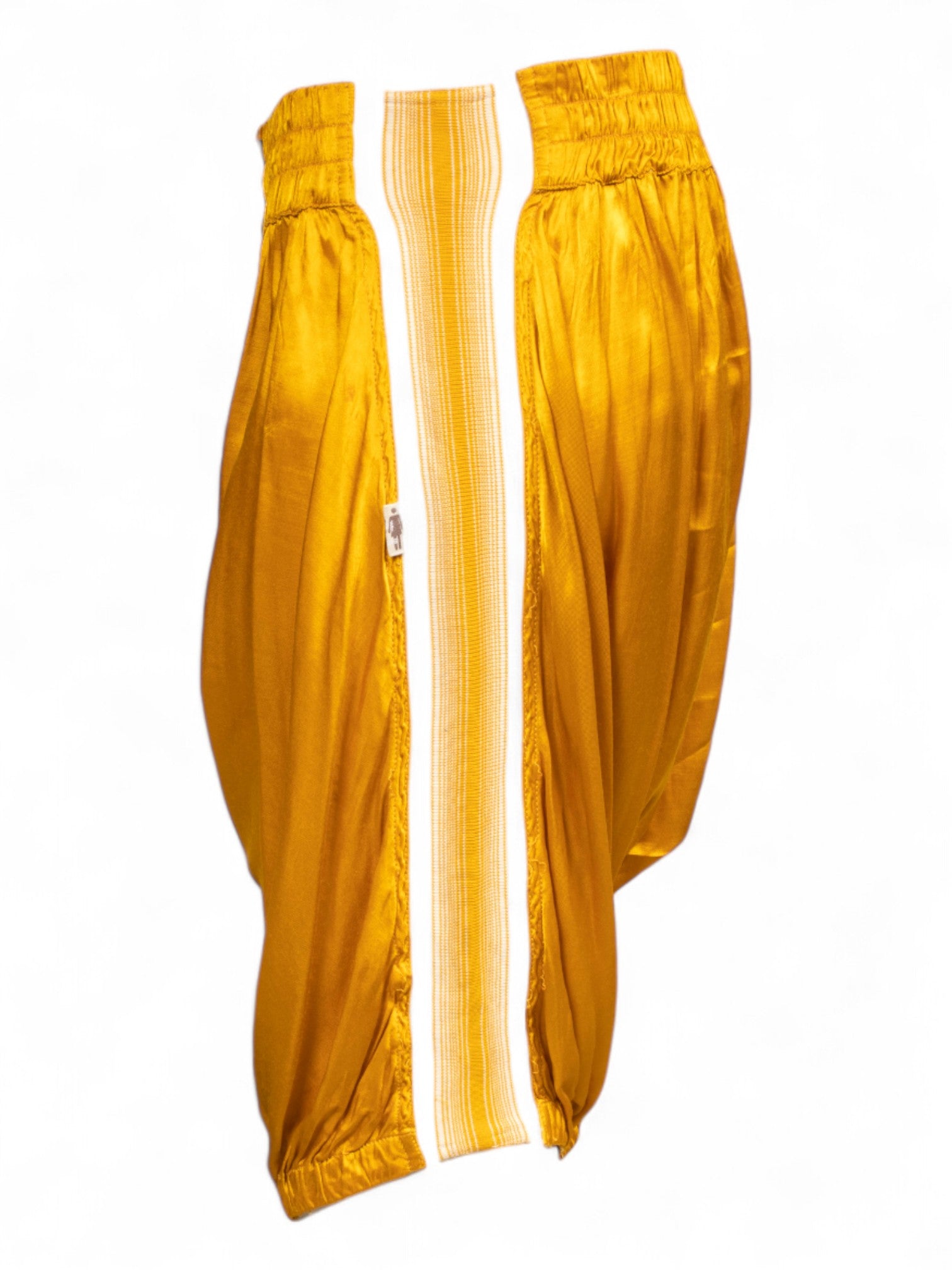 GOLD DROP CROTCH ATHLETIC SHORTS