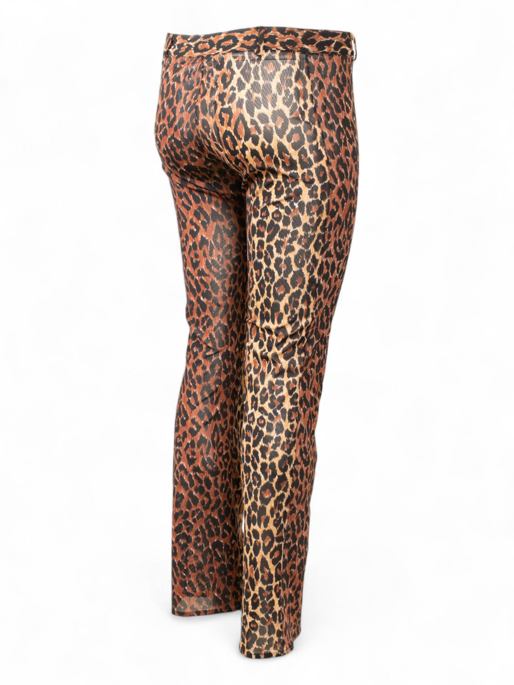 90s LEOPARD PRINTED LOWRISE PANTS