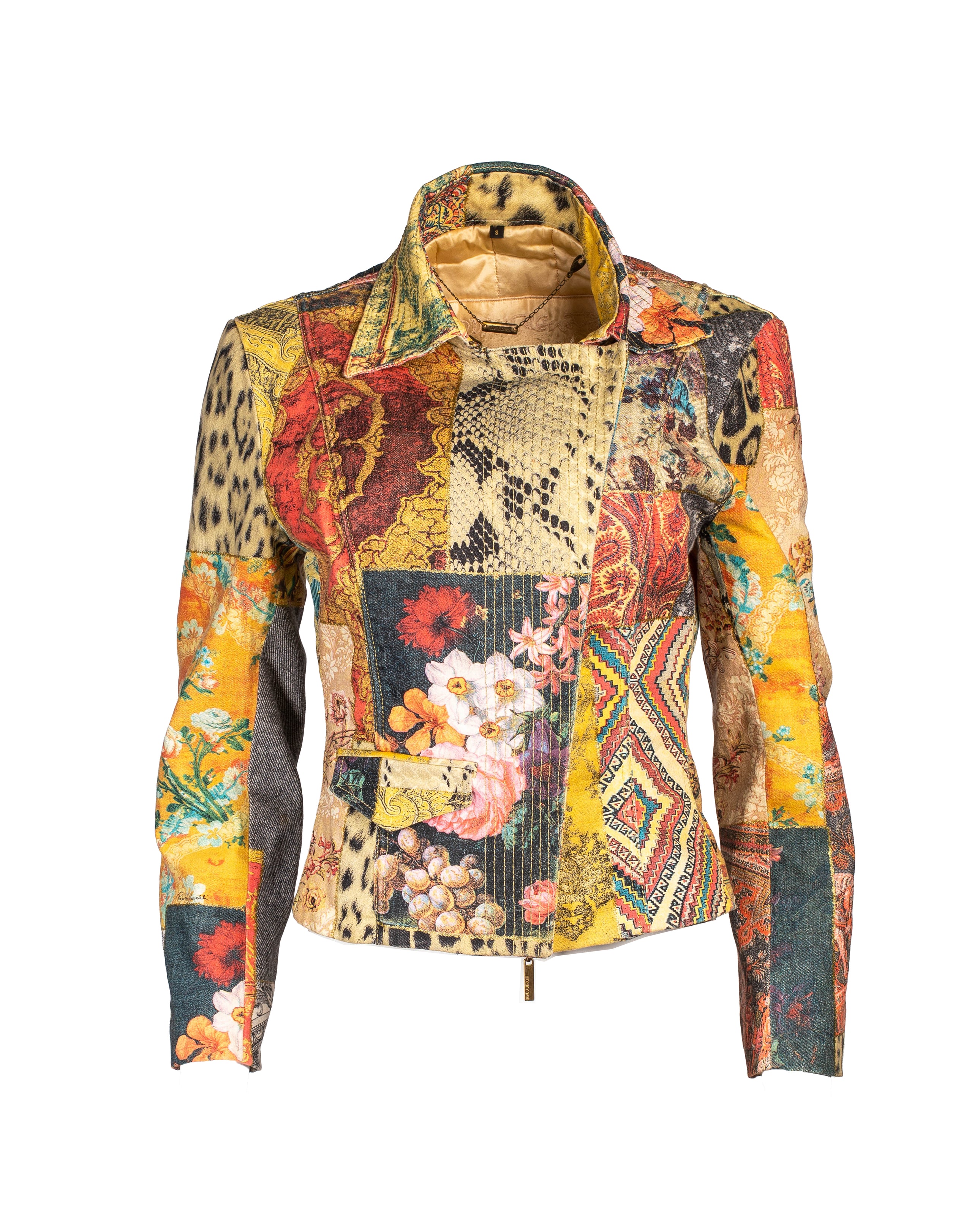 2002 PATCHWORK PRINTED JACKET