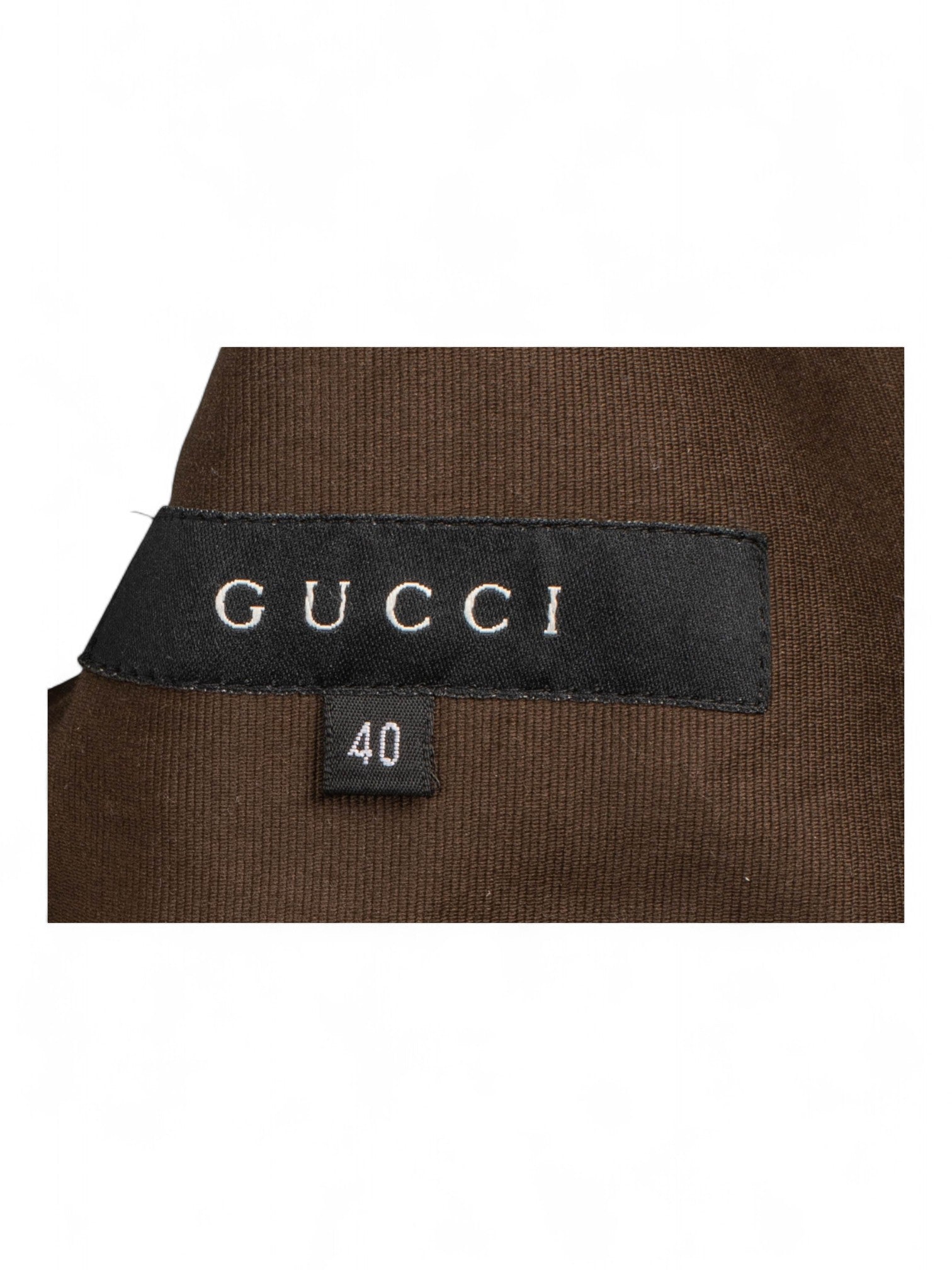 FW03 RUNWAY TAILORED BROWN COLLARED JACKET
