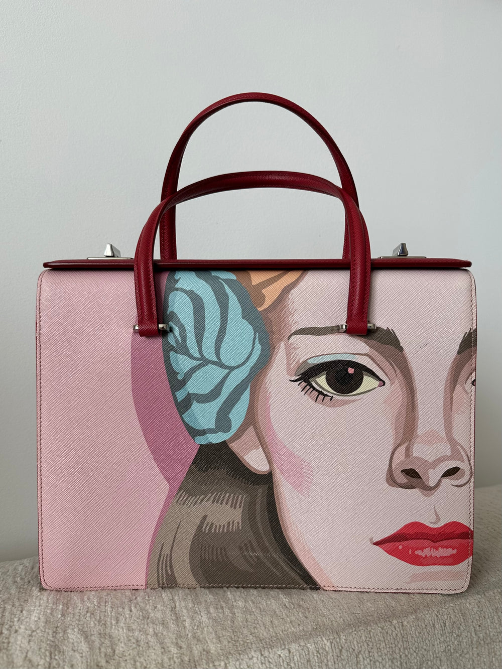 2014 LIMITED EDITION HAND PAINTED FACE PURSE (SMALL)