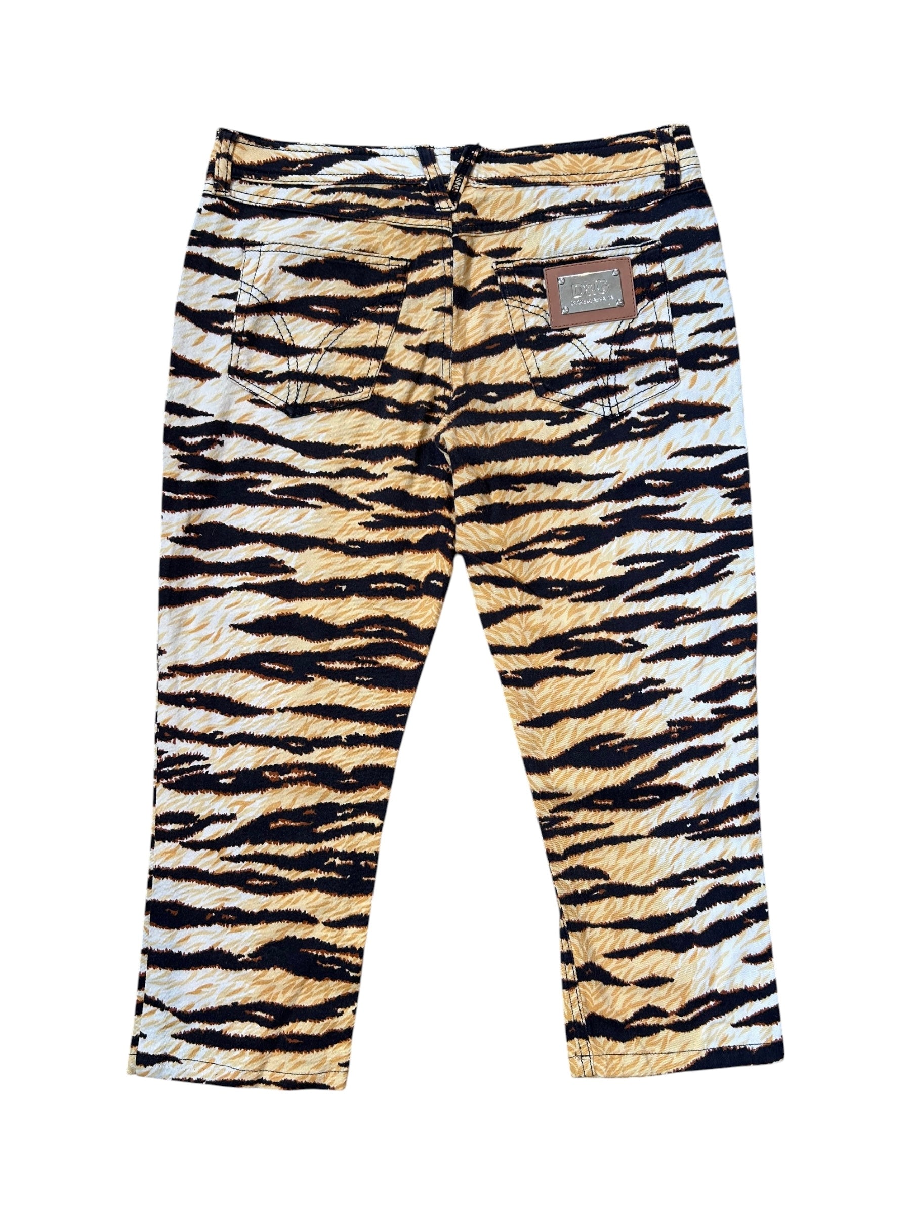 00S TIGER PRINTED CAPRIS