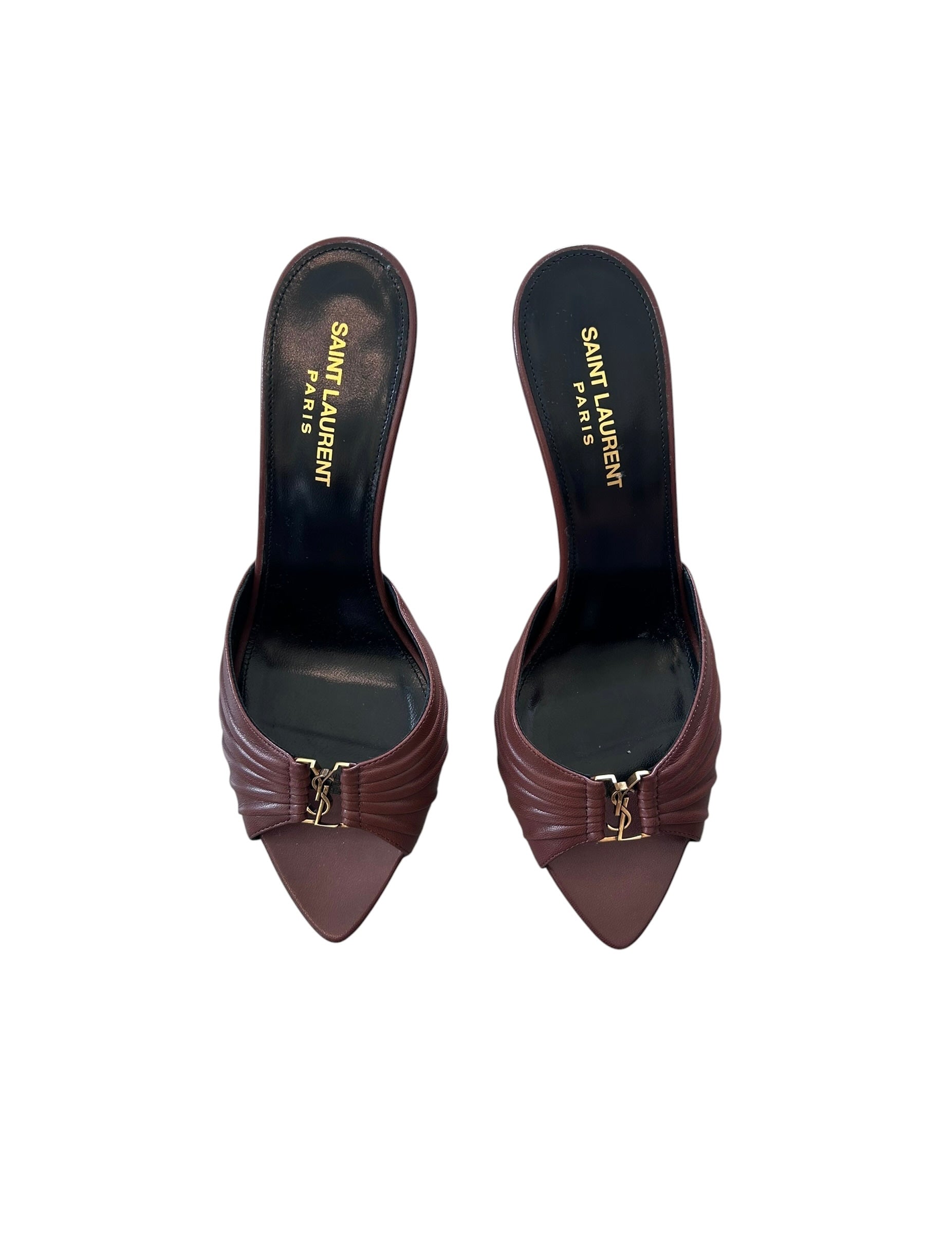 BROWN BABYLONE MULES @ADACRUZ