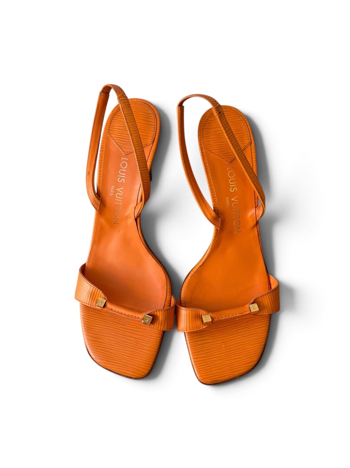 MANDARIN EPI LEATHER HEELS