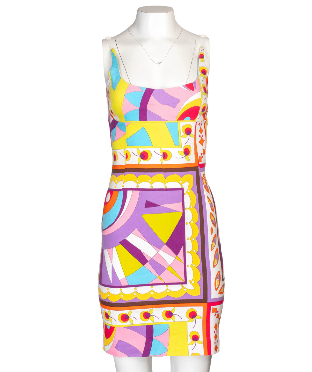 00S PATCHWORK “PUCCI STYLE” HALTER DRESS