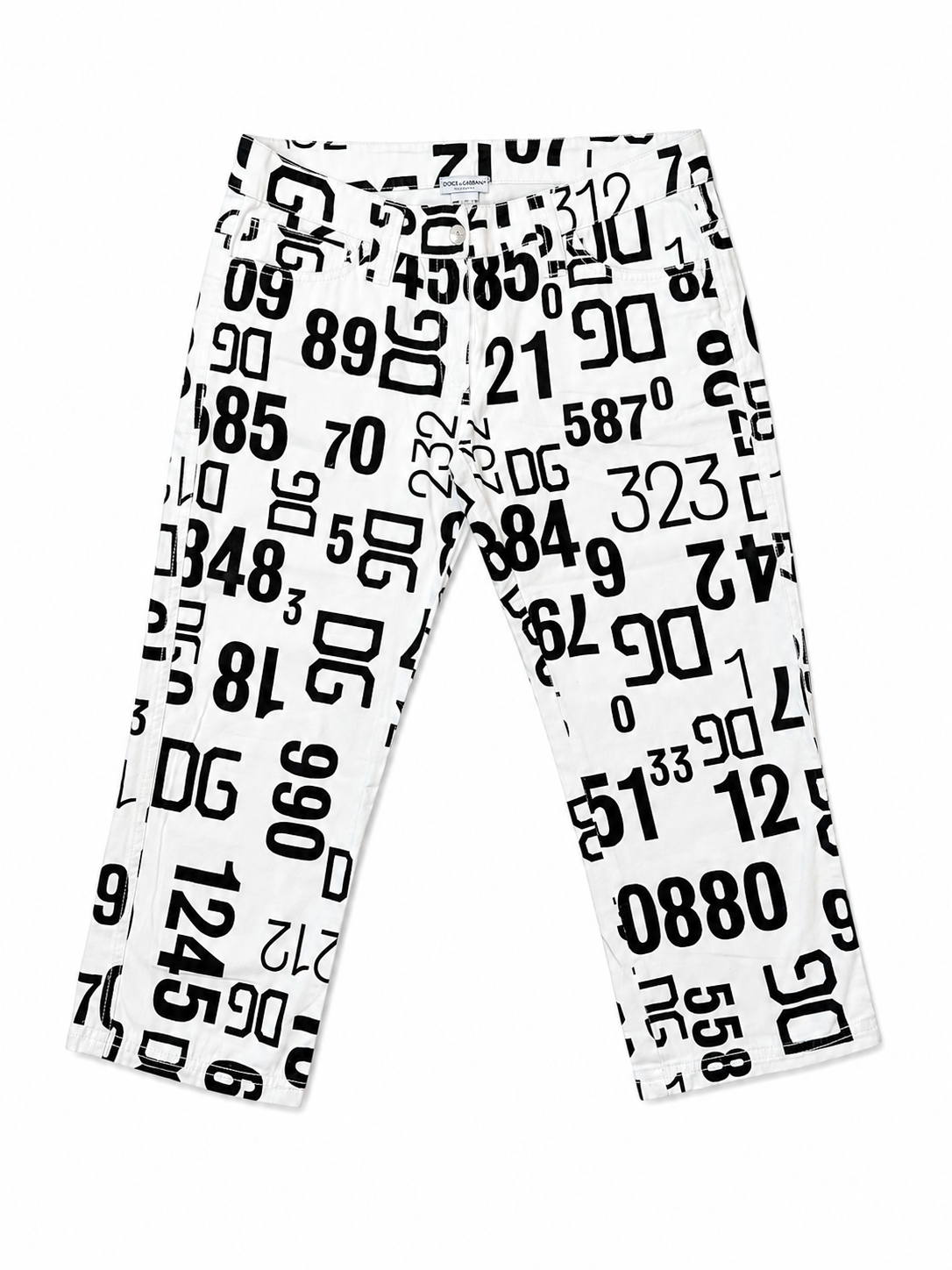 B&W D&G NUMBER PRINTED CAPRIS