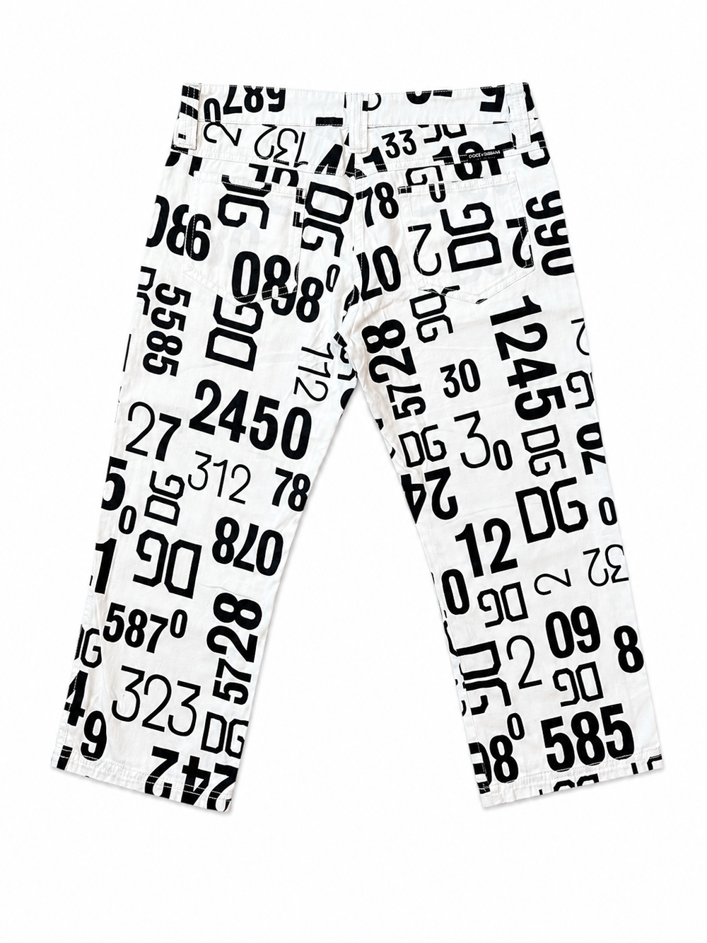 B&W D&G NUMBER PRINTED CAPRIS