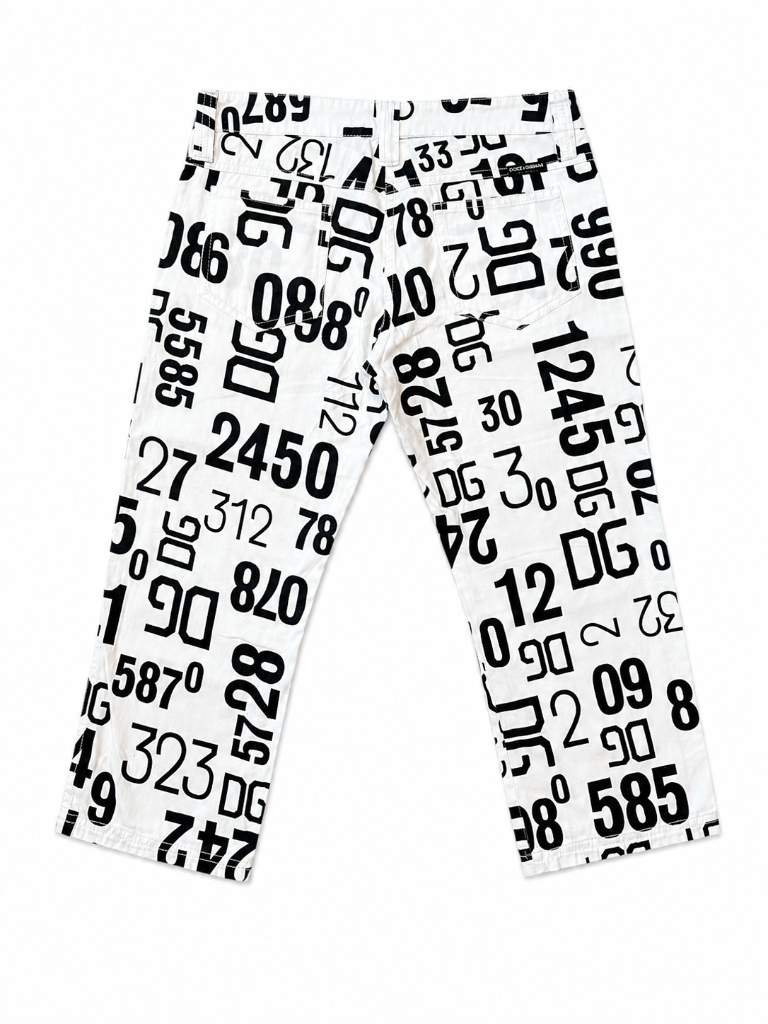 B&W D&G NUMBER PRINTED CAPRIS