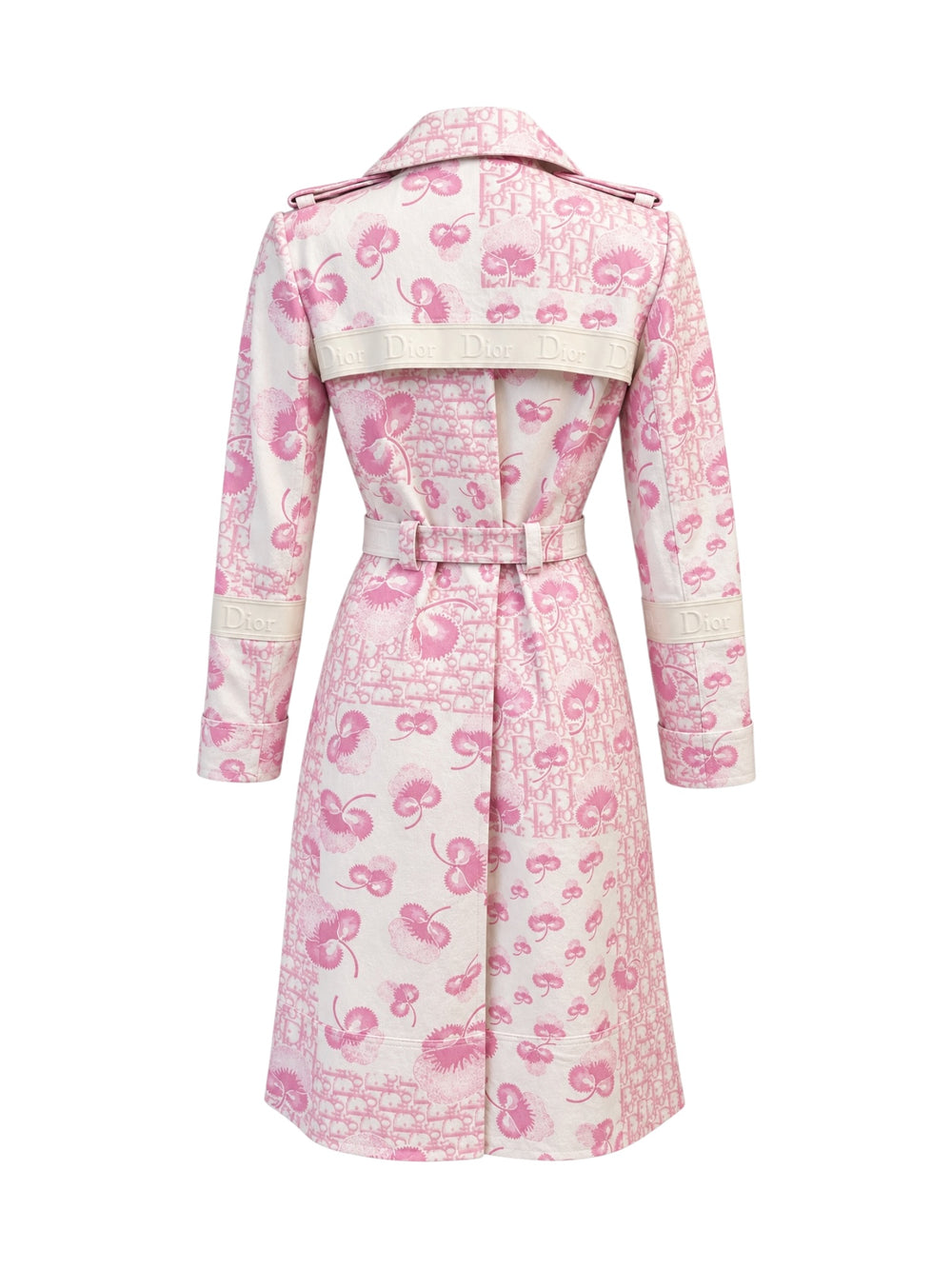 SS05 CHERRY BLOSSOM PINK BELTED TRENCH COAT