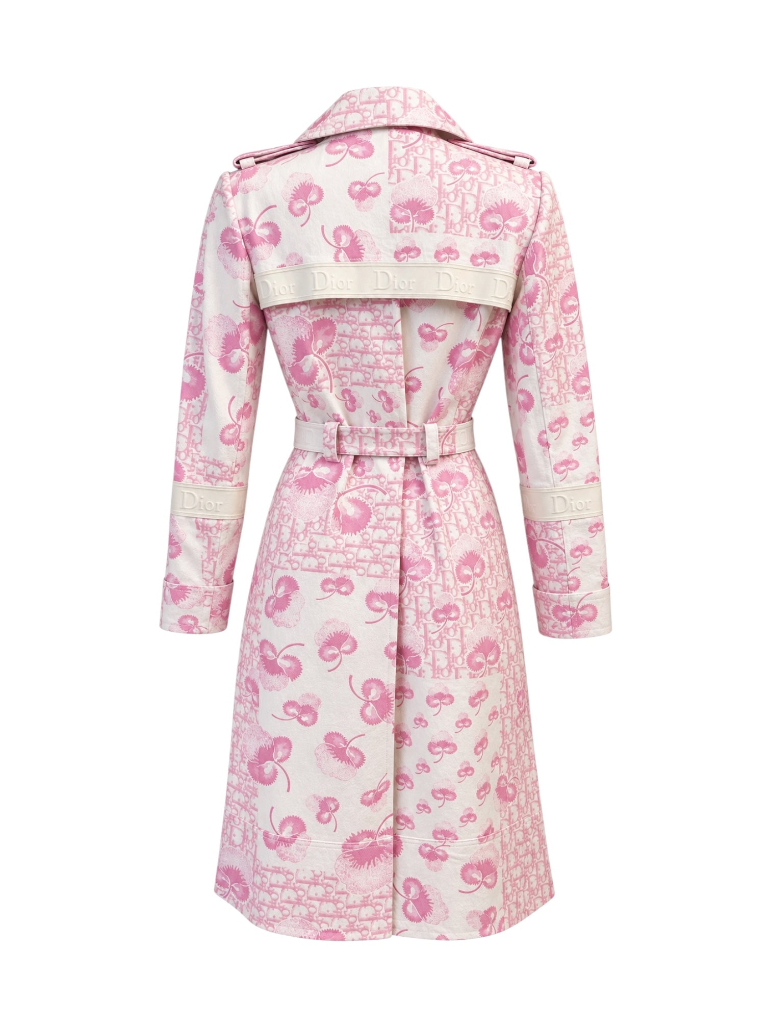 SS05 CHERRY BLOSSOM PINK BELTED TRENCH COAT
