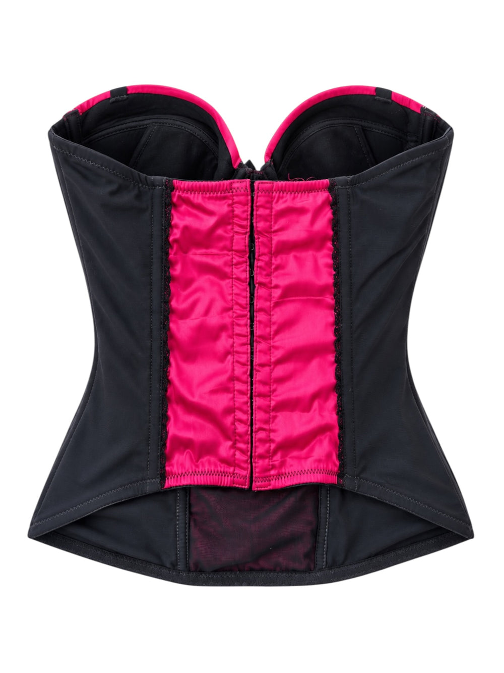 RED AND BLACK EMBROIDERED CORSET @EA
