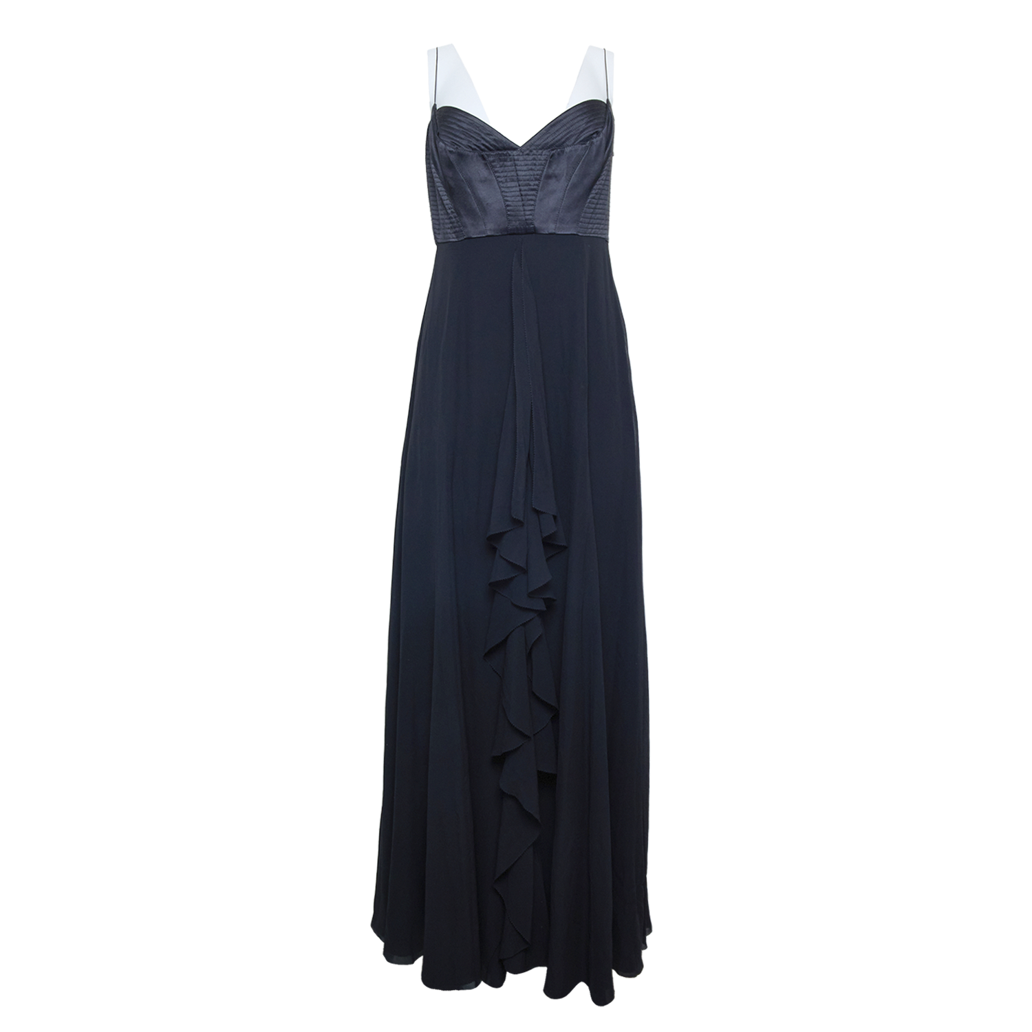 BLACK SILK GOWN