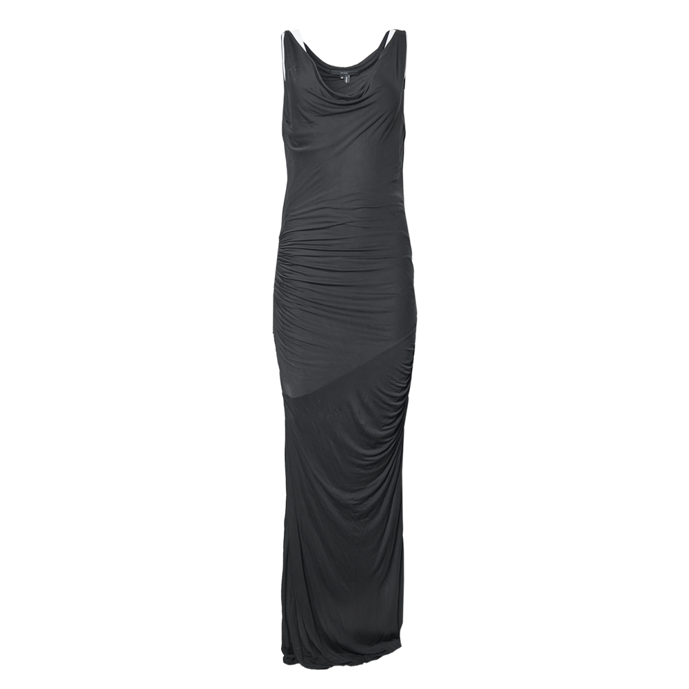 F/W01 TOM FORD BLACK JERSEY DRESS W/ RUCHED SIDES (AS IS)