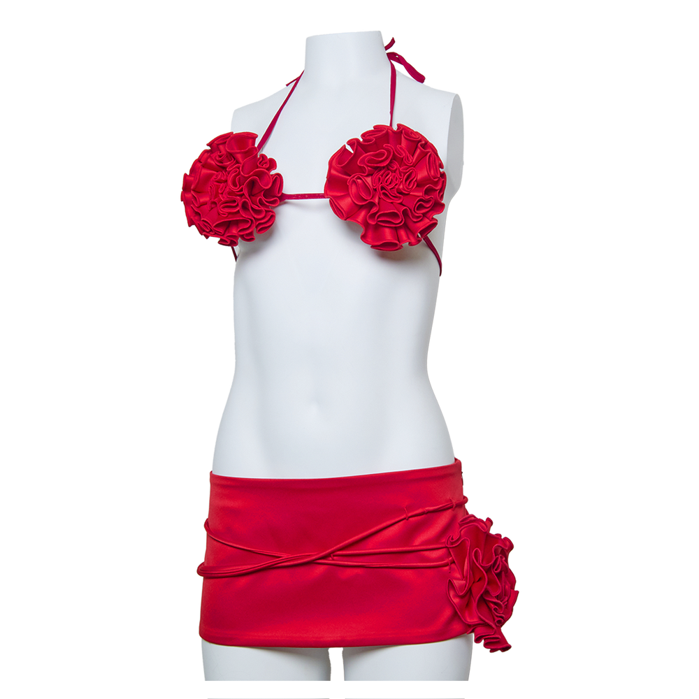 RED FLOWERS MICRO SET