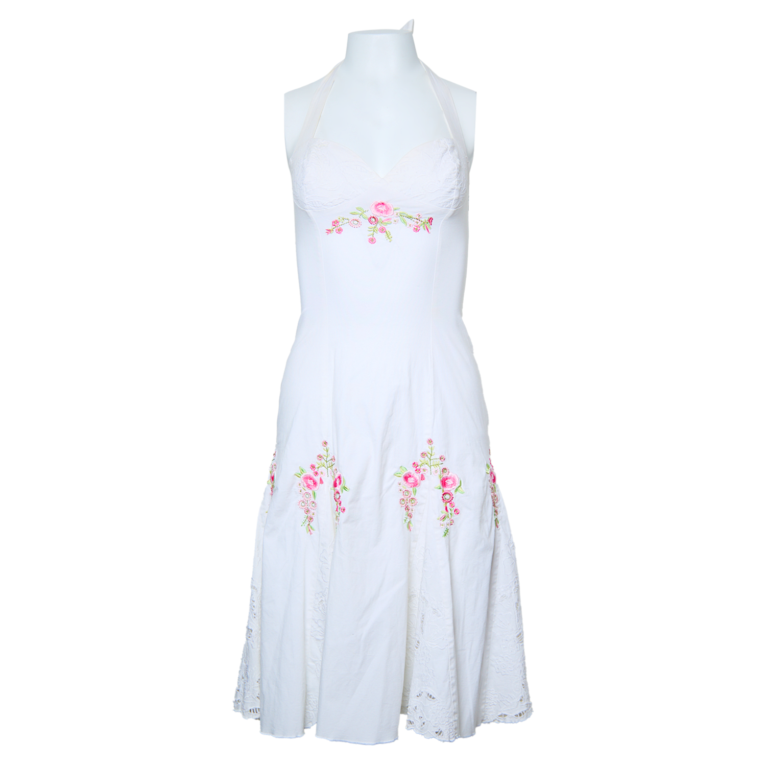 COTTON EMBROIDERED DRESS (NWT)