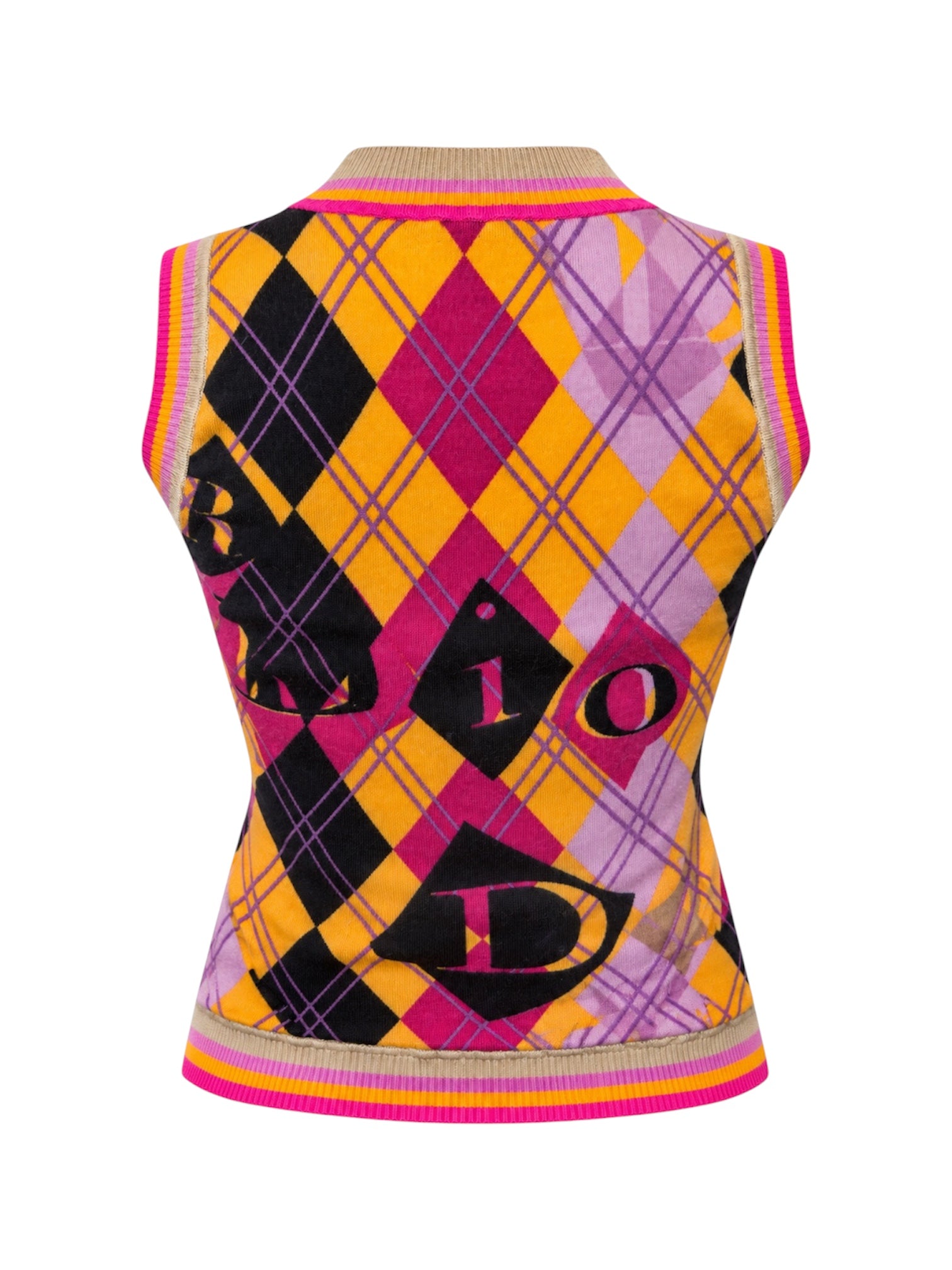 FW04 GOLF COLLECTION ARGYLE SWEATER VEST @FAR