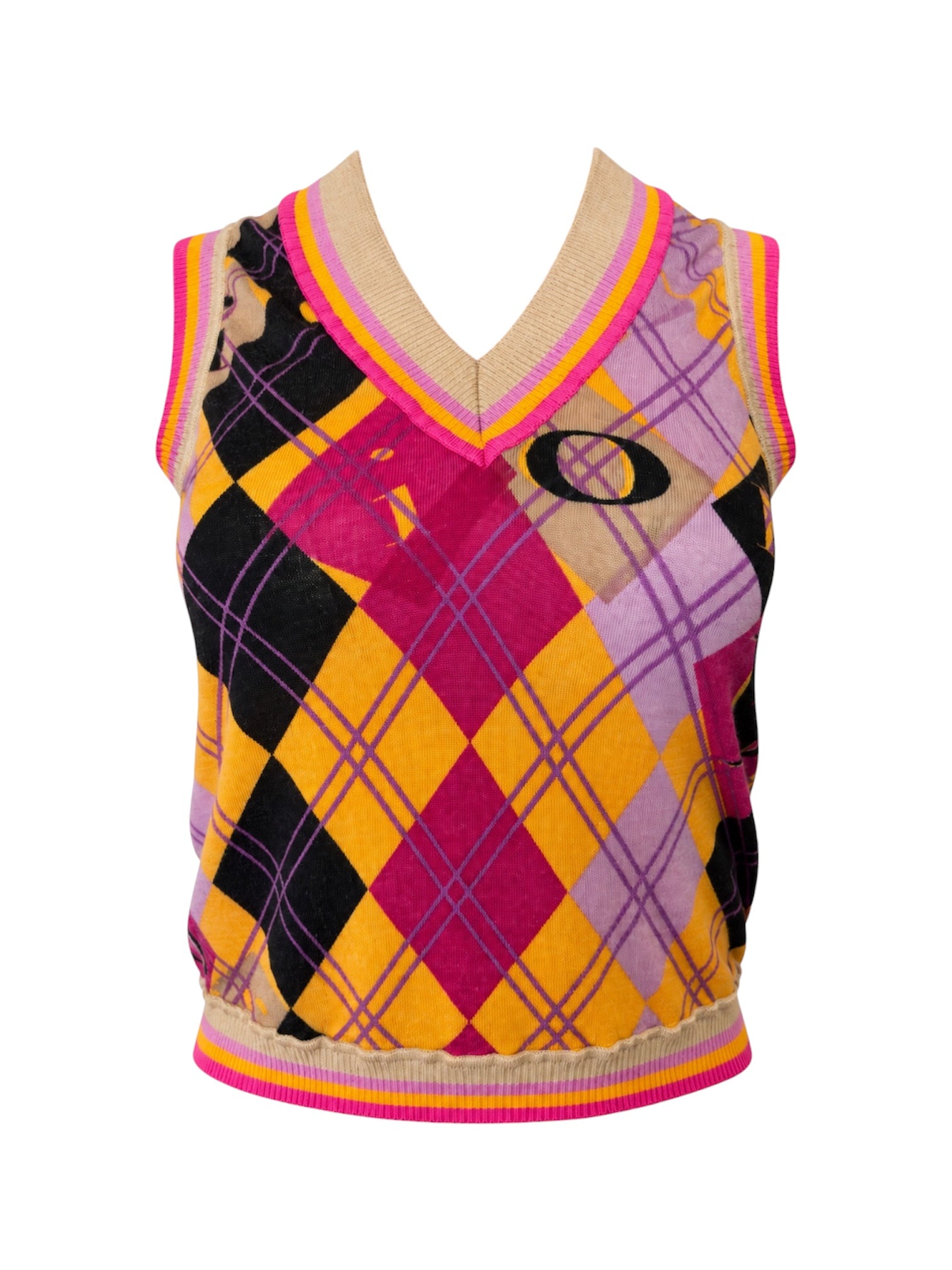 FW04 GOLF COLLECTION ARGYLE SWEATER VEST @FAR