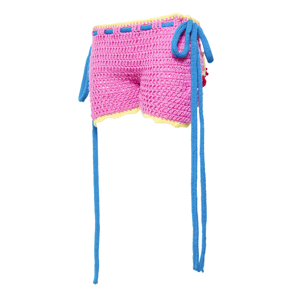 KNIT STAR BOOTY SHORTS