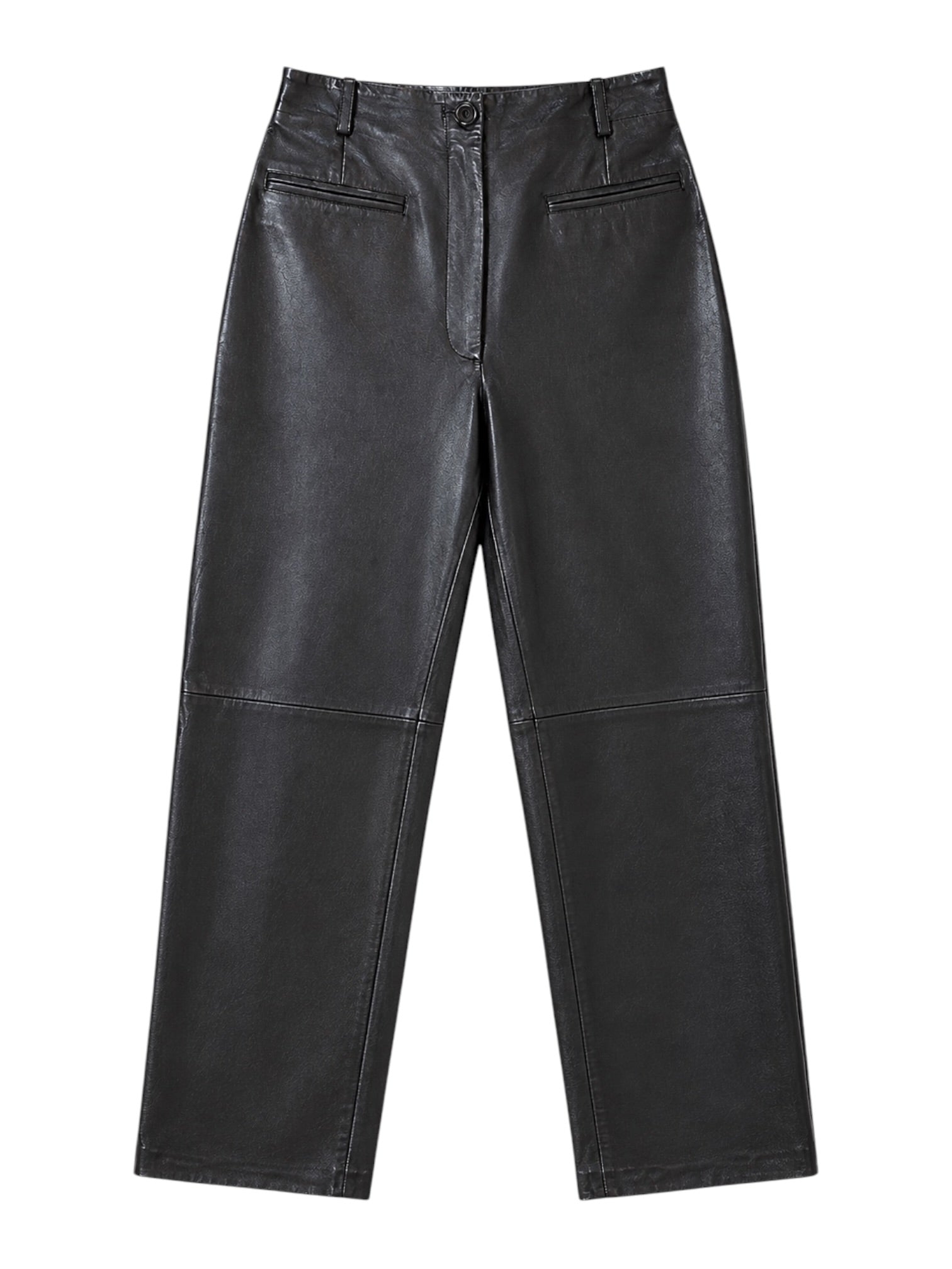 BLACK LEATHER SKINNY PANTS @JCCG