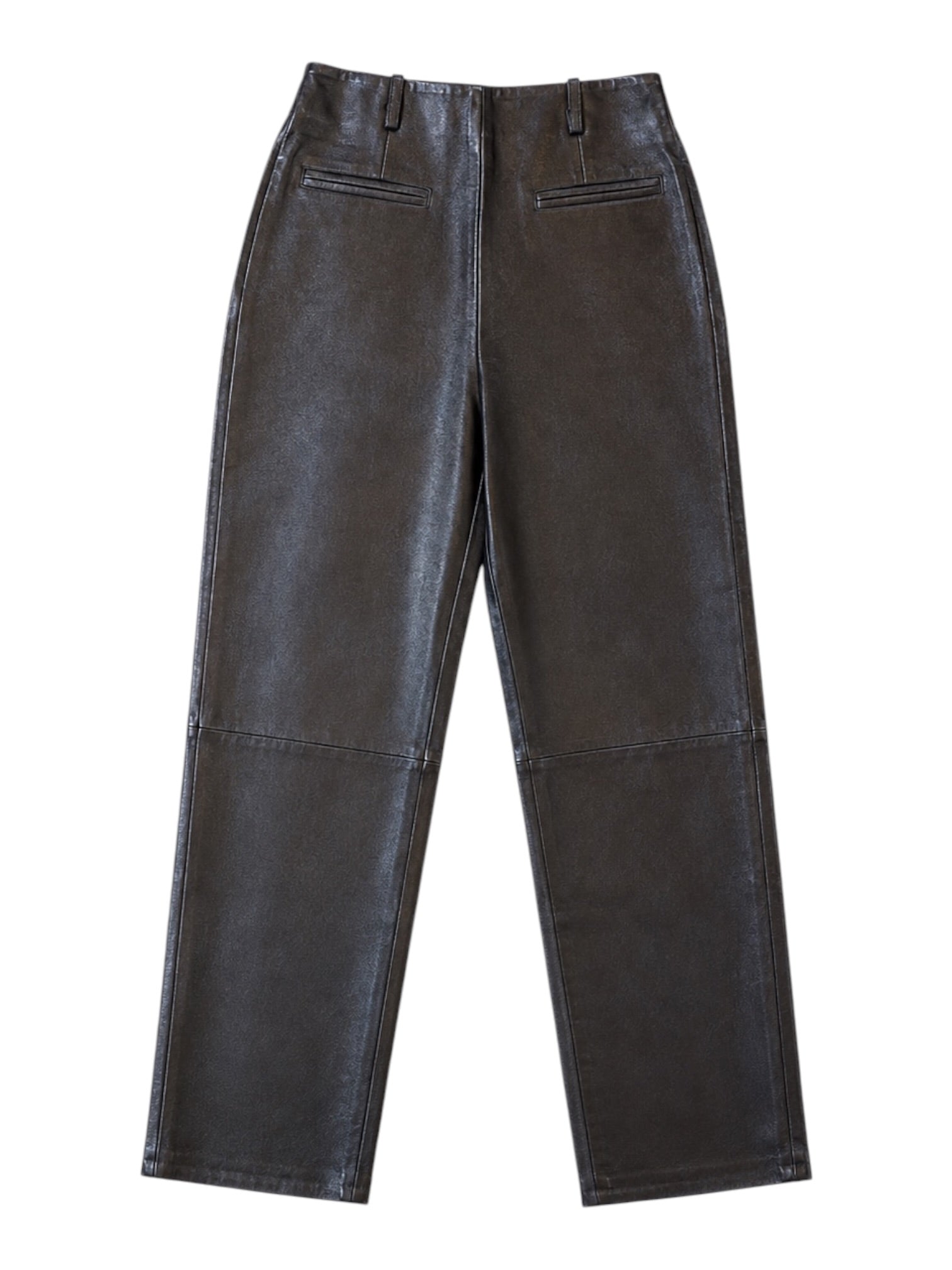 BLACK LEATHER SKINNY PANTS @JCCG
