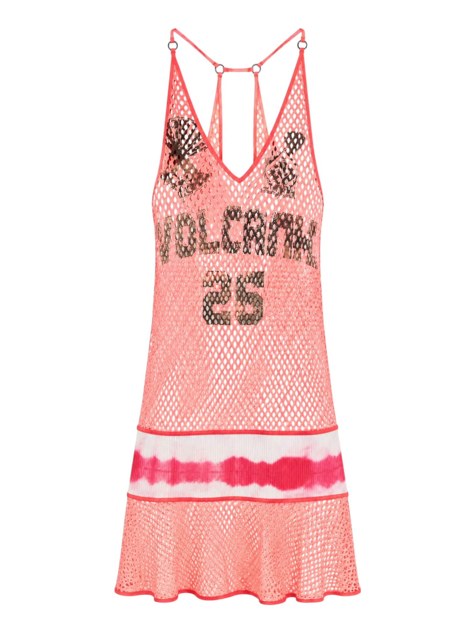 VTG FISHNET "VOLCANIC" TANK DRESS