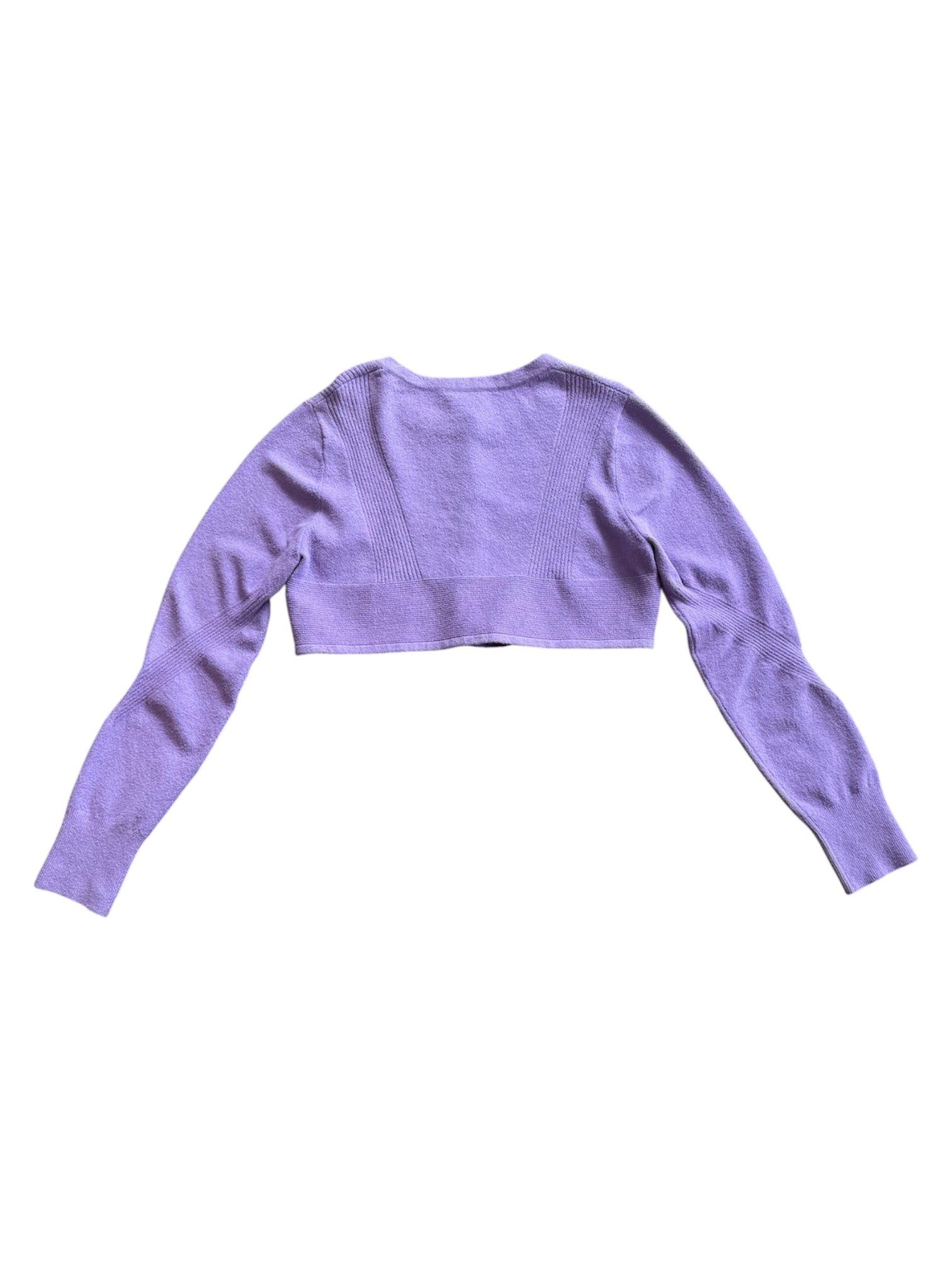 LILAC TERRY CLOTH BRA & CARDIGAN SET (AS IS)@GIBE
