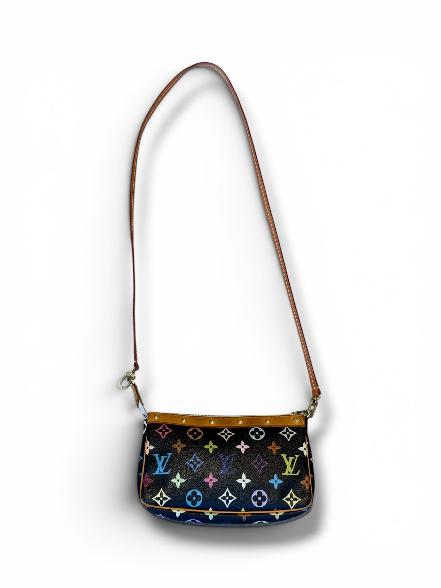 2003 BLACK MULTICOLOR CROSSBODY POCHETTE @SM