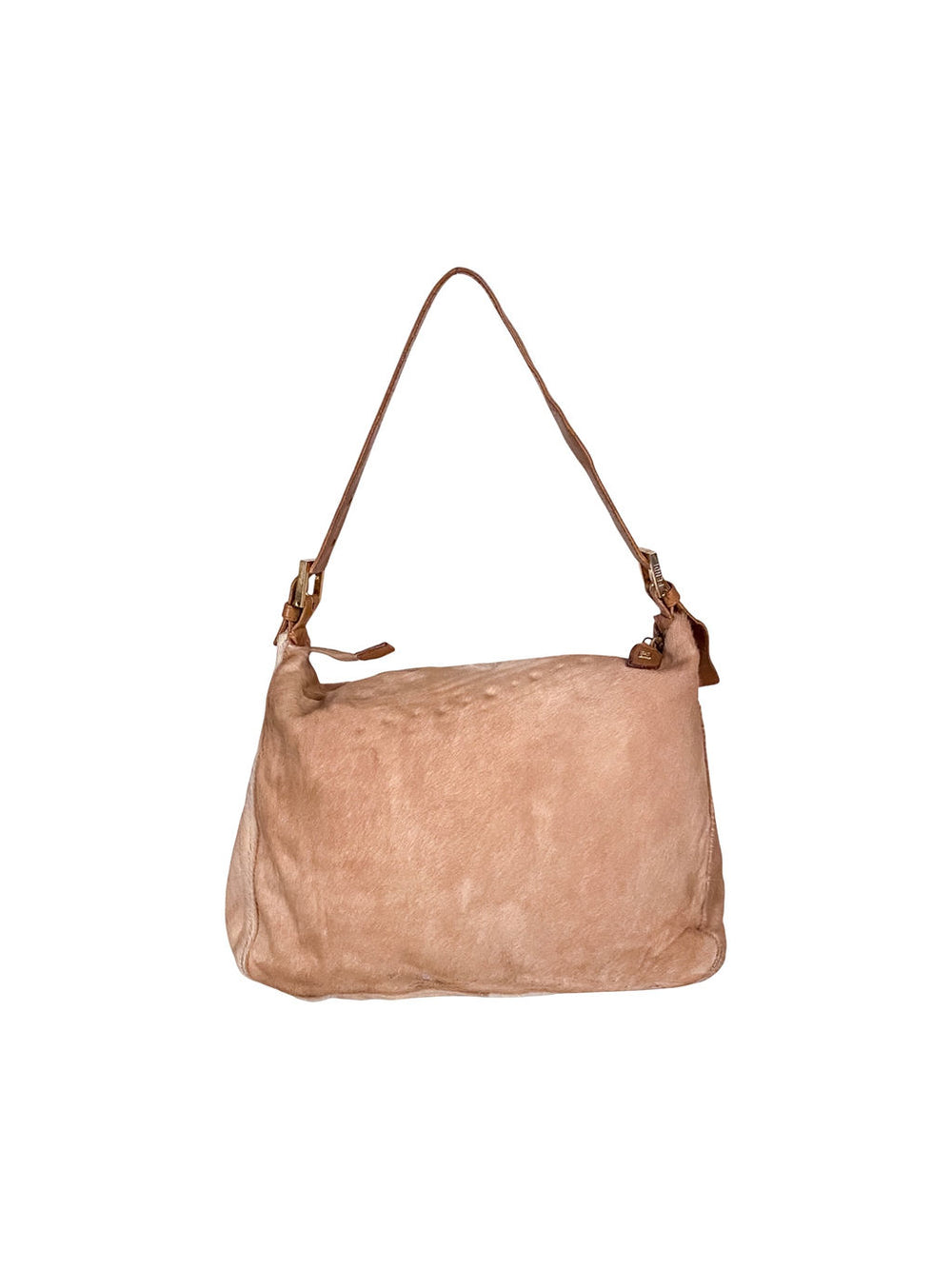 BEIGE PONYHAIR MAMA BAGUETTE