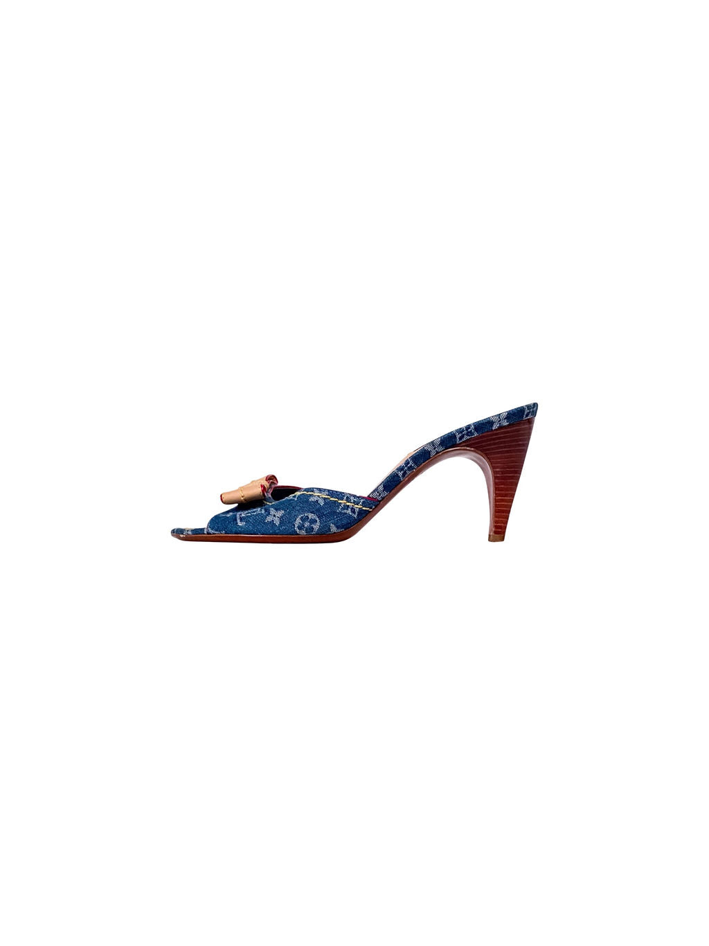 2005 DENIM BOW HEELS @HANA