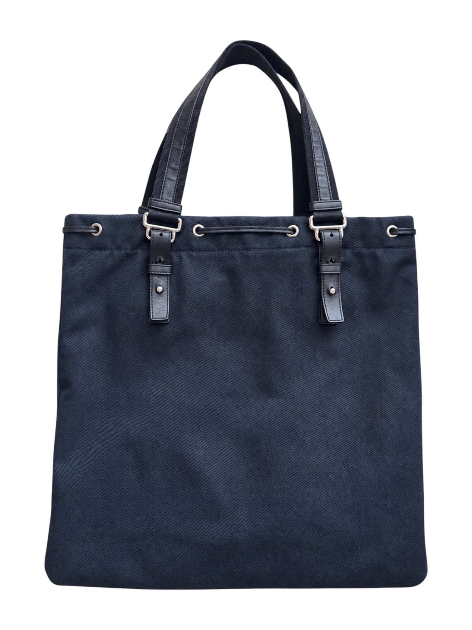 RIVE GAUCHE BLACK LOGO TOTE @PARISD