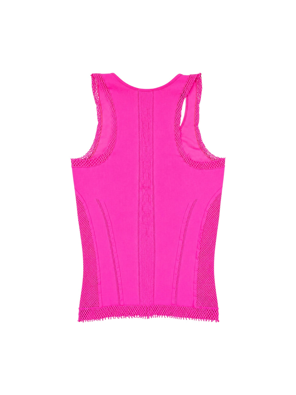 HOT PINK CUTOUT STRETCH TANK