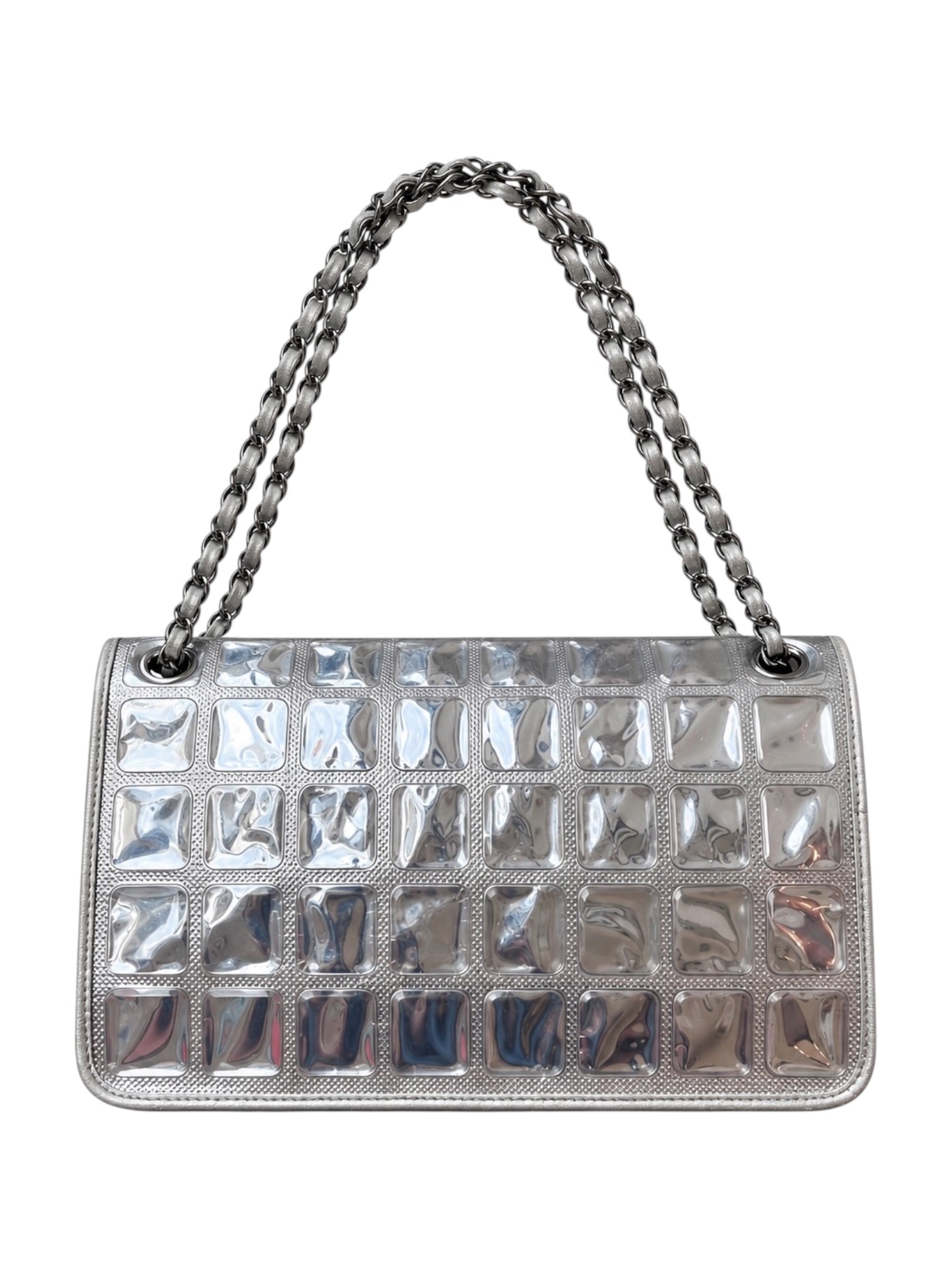 FW08 ICE CUBE MEDIUM FLAP BAG @SM