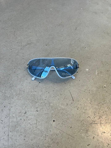 ‘SF1085’ BABY BLUE SHIELD SUNGLASSES
