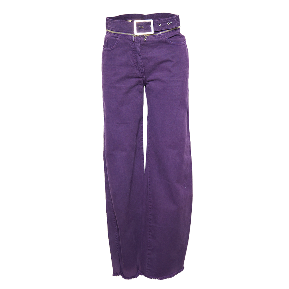 00S PURPLE BELTED JEANS