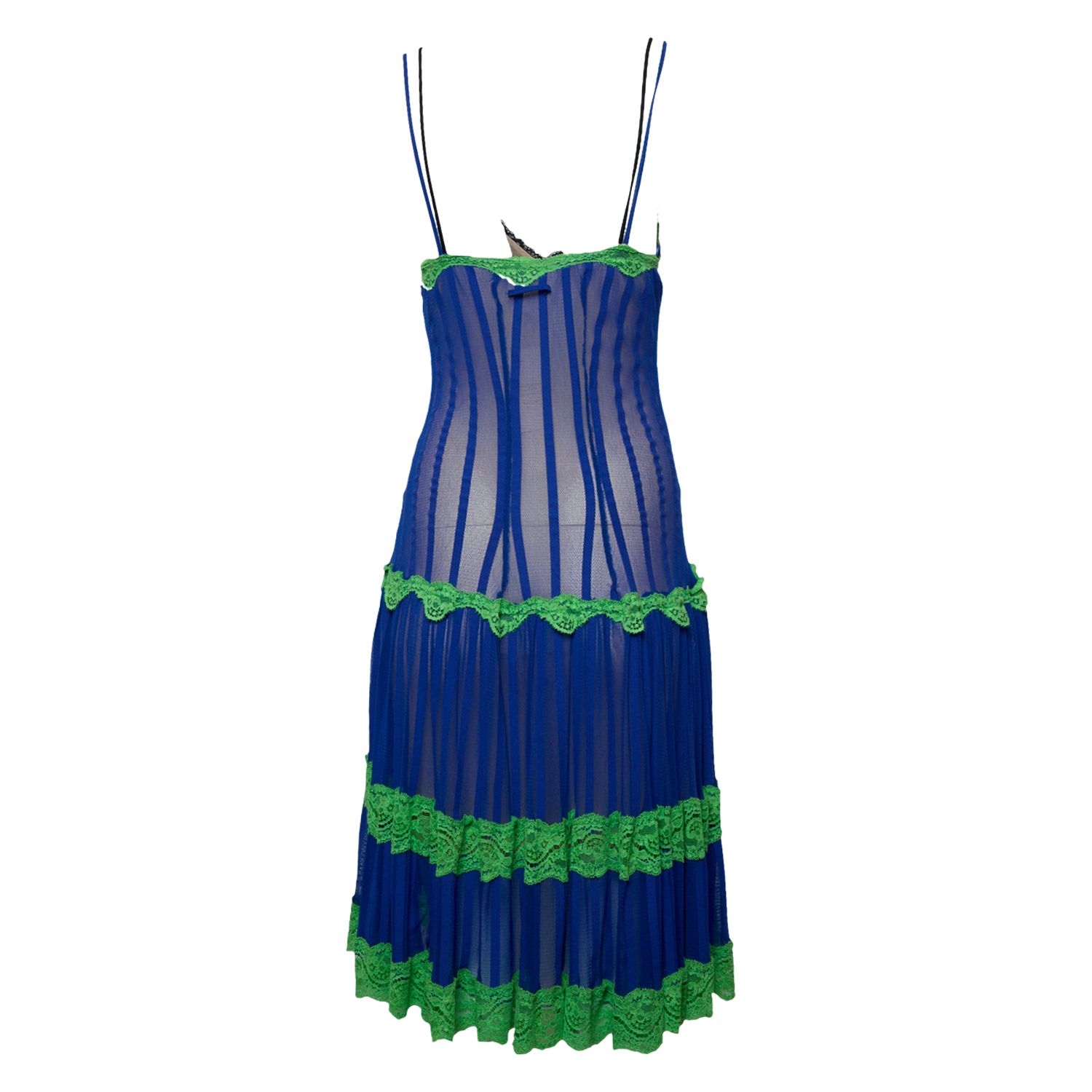 BLUE/GREEN MESH LAYERED SOLEIL