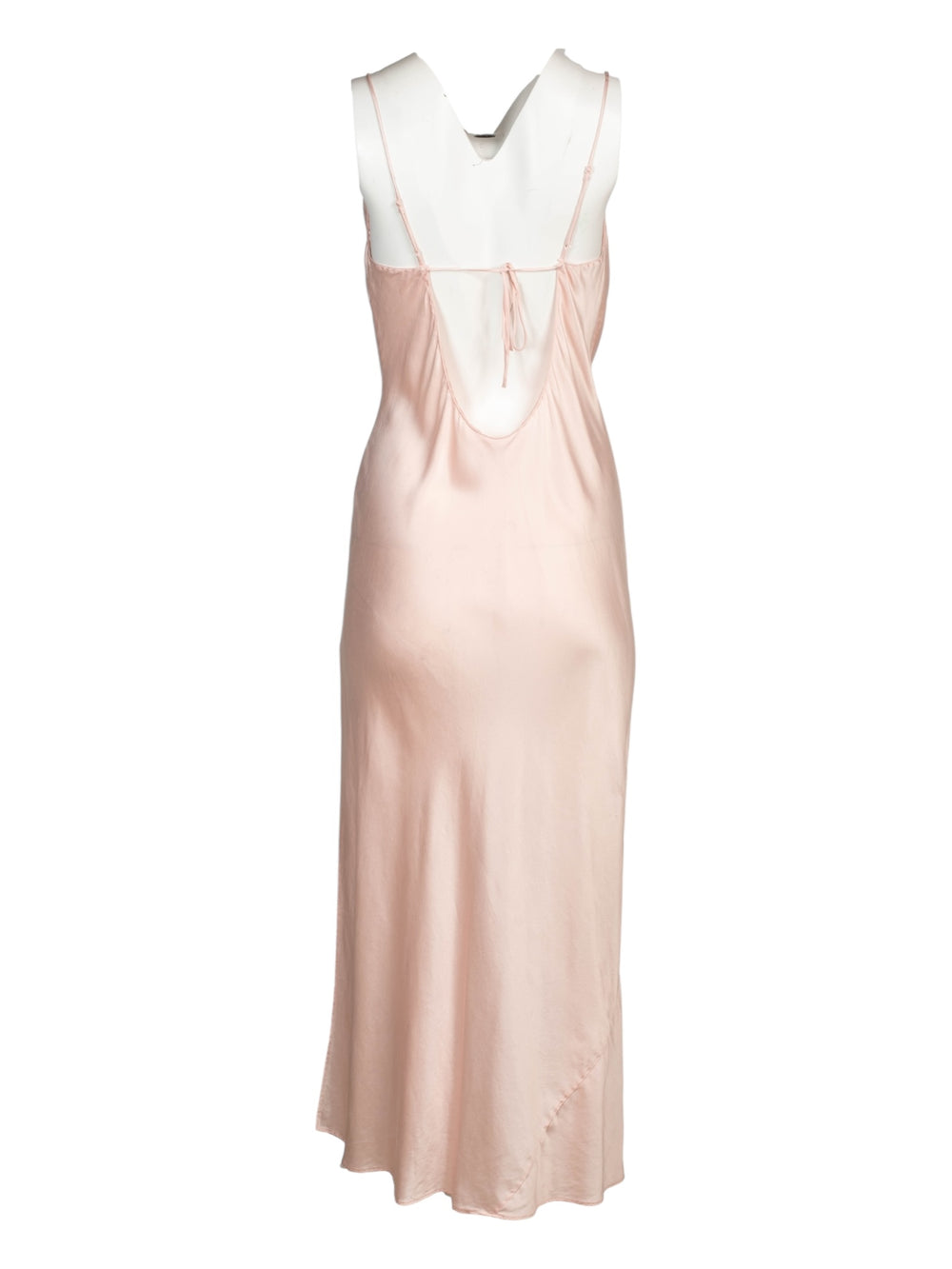 2000 BABY PINK SILK MAXI DRESS