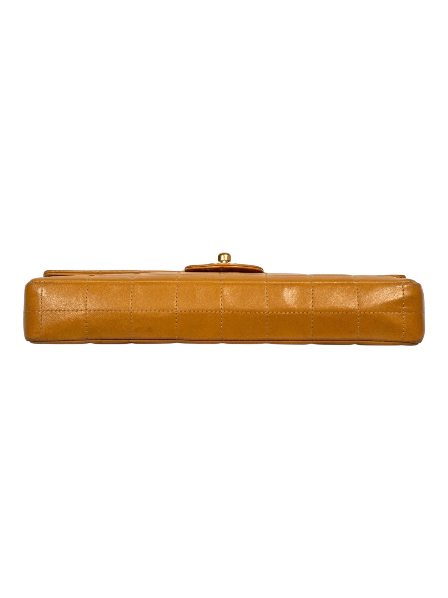 EAST WEST CHOCOLATE BAR CAMEL PURSE
