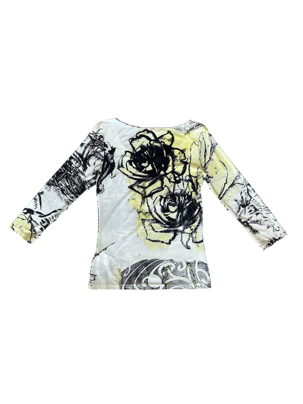 00S SUN/MOON YELLOW L/S TOP @TSCOTT