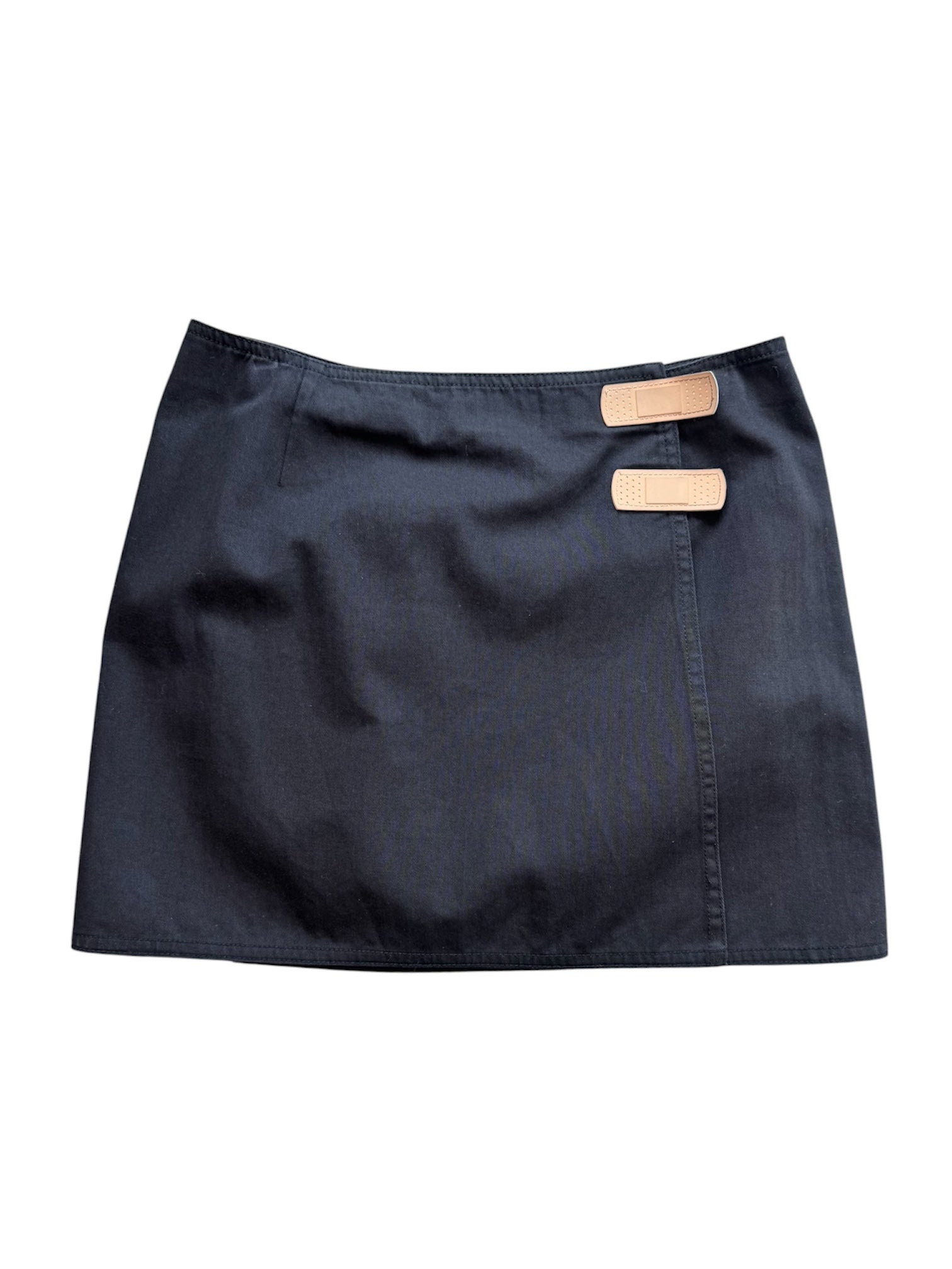 RARE BLACK "BANDAID" MINI SKIRT