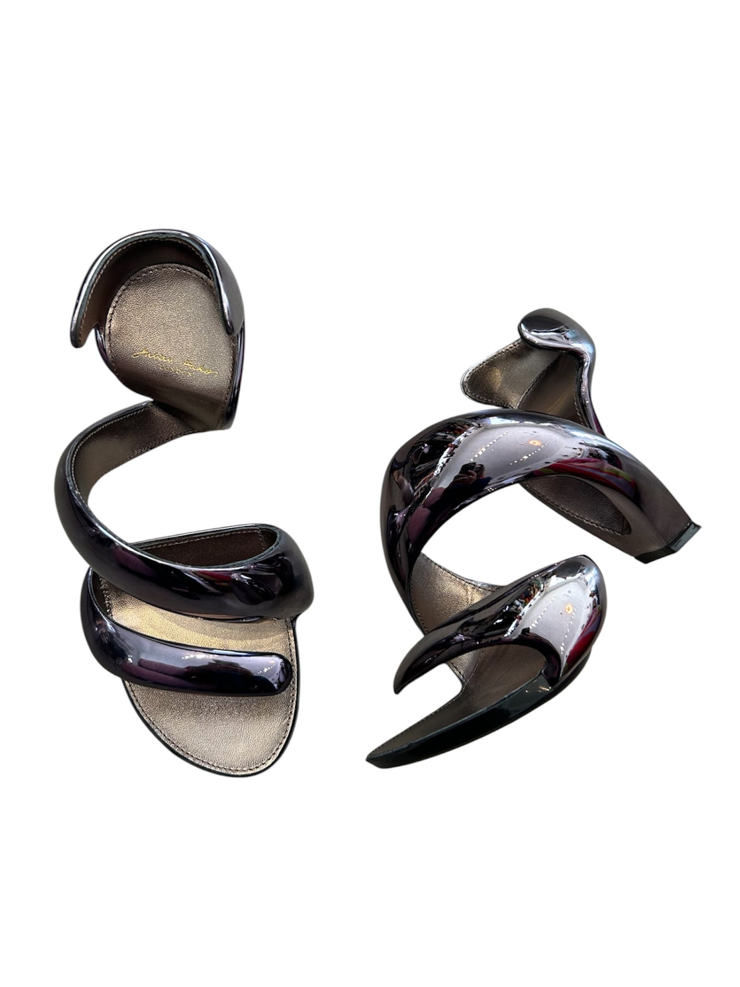 IRIDESCENT PURPLE MOJITO HEELS