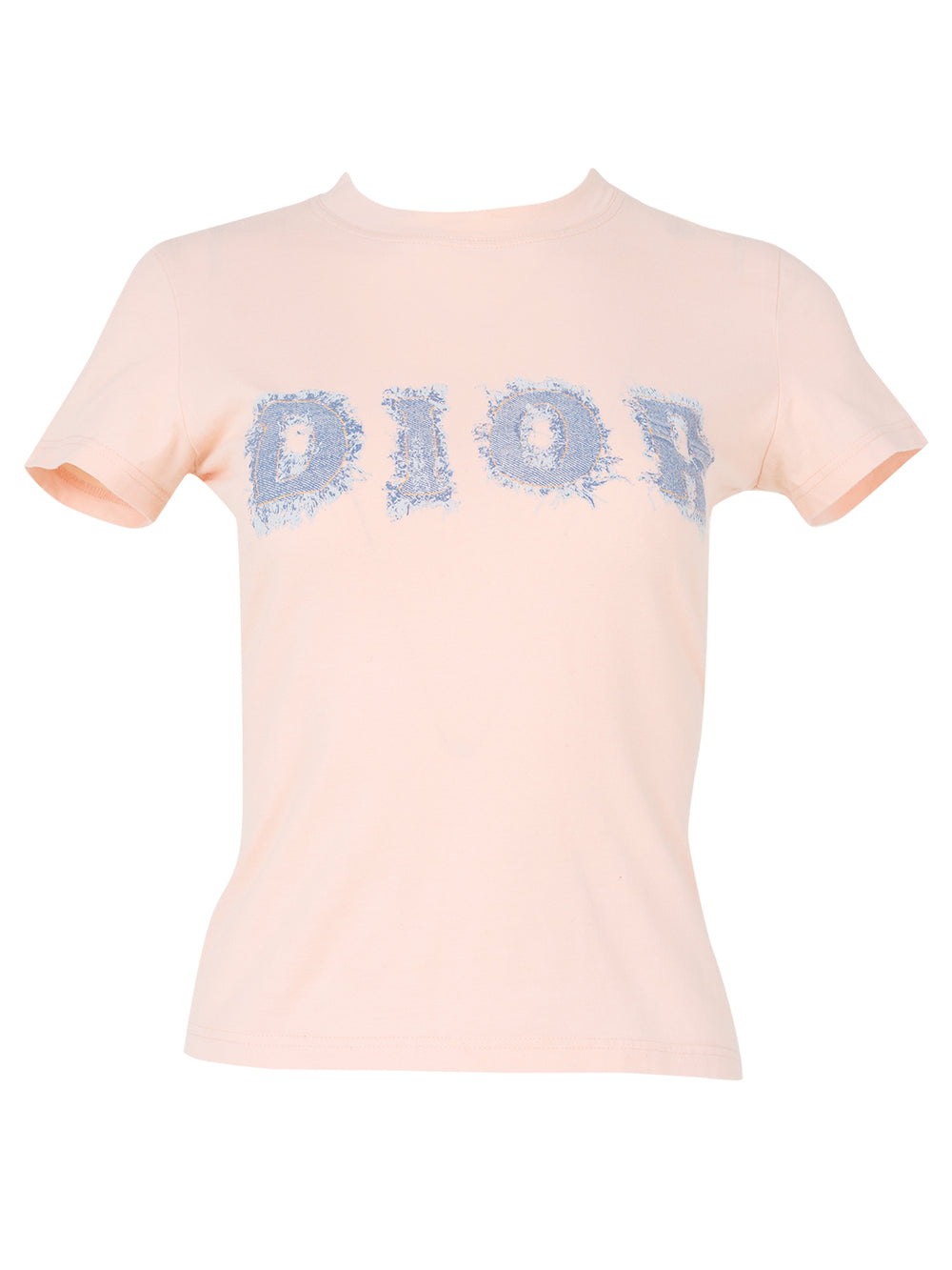 SS03 PINK TSHIRT WITH DENIM LOGO