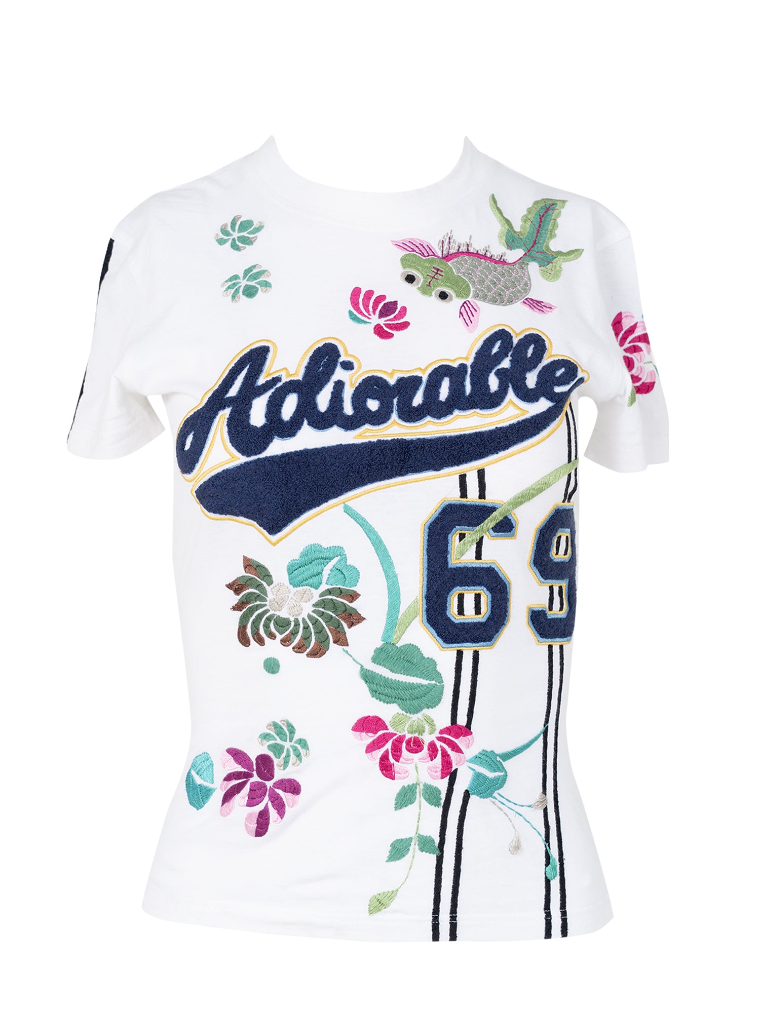 FW03 WHITE "ADIORABLE 69" T SHIRT
