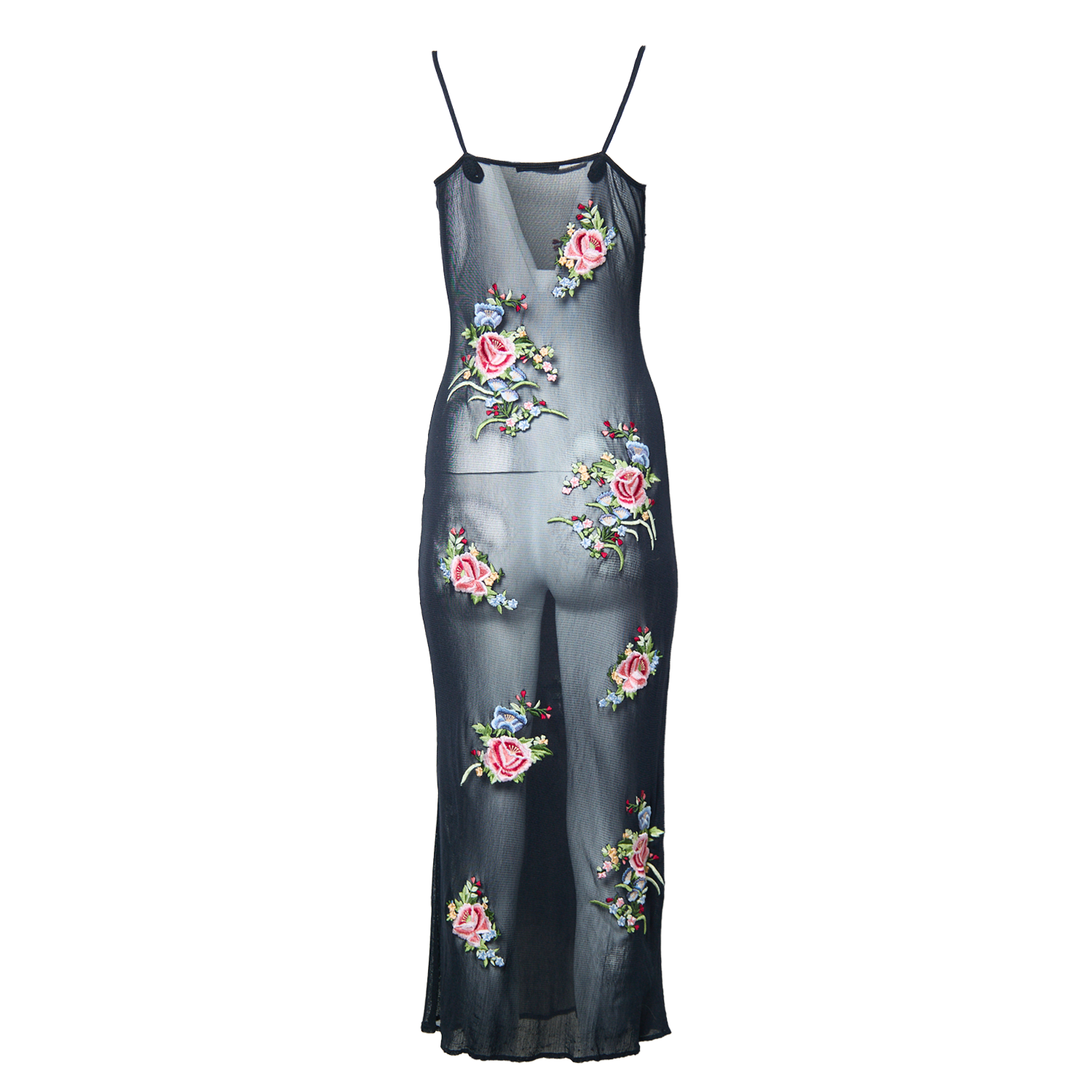 EMBROIDERED MESH MAXI DRESS (ONLINE FOR $900+)