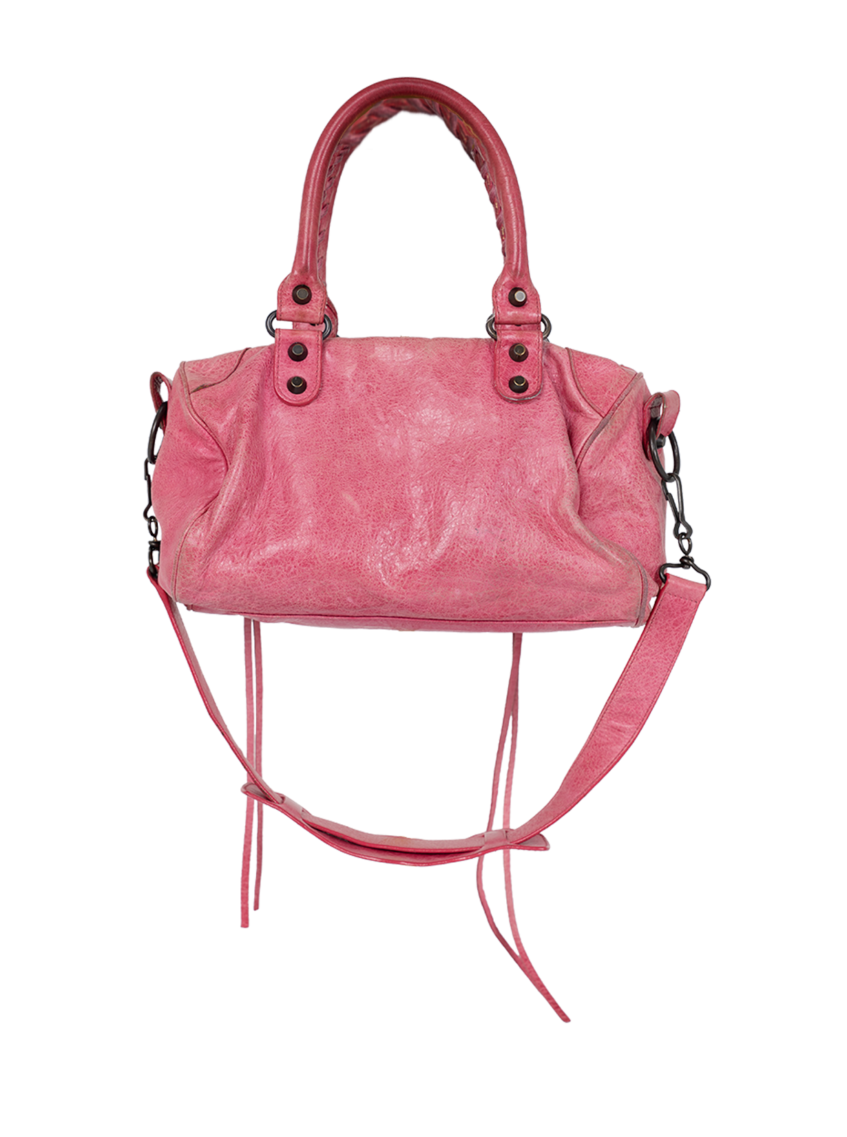 PINK DISTRESSED LE CITY FIRST BAG